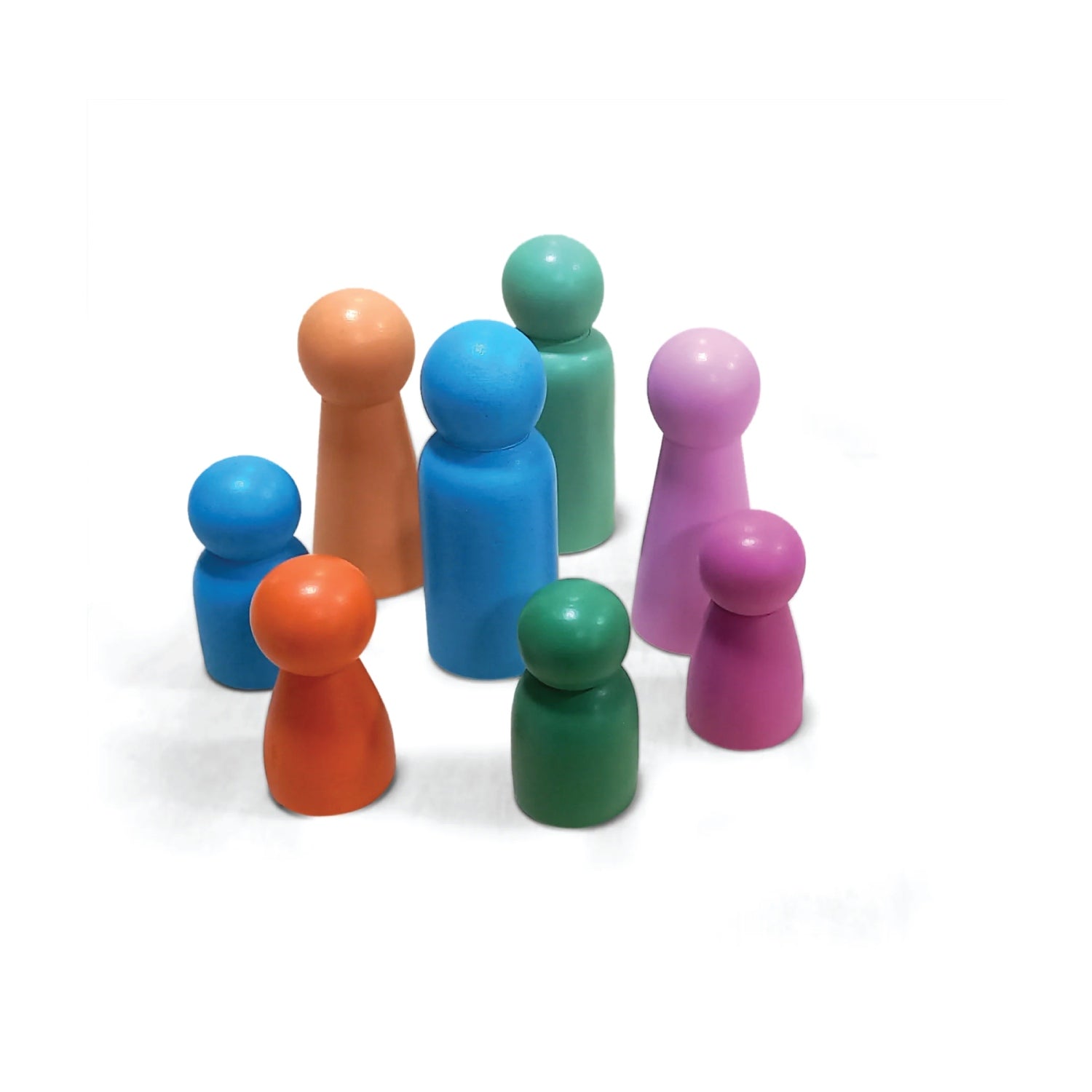 Woodbee Toys Family Peg Doll (8 pieces)