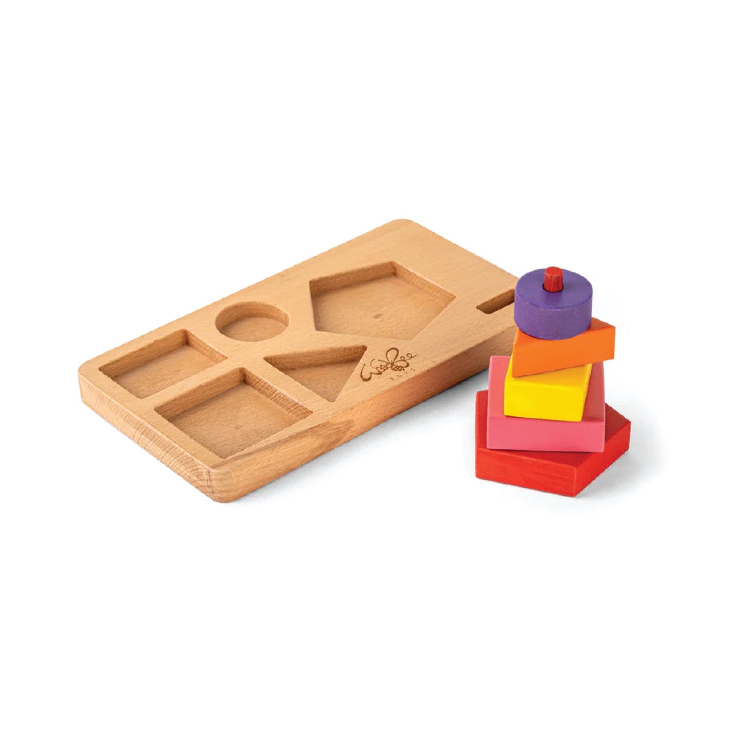 Woodbee Toys Stacker cum Sorter