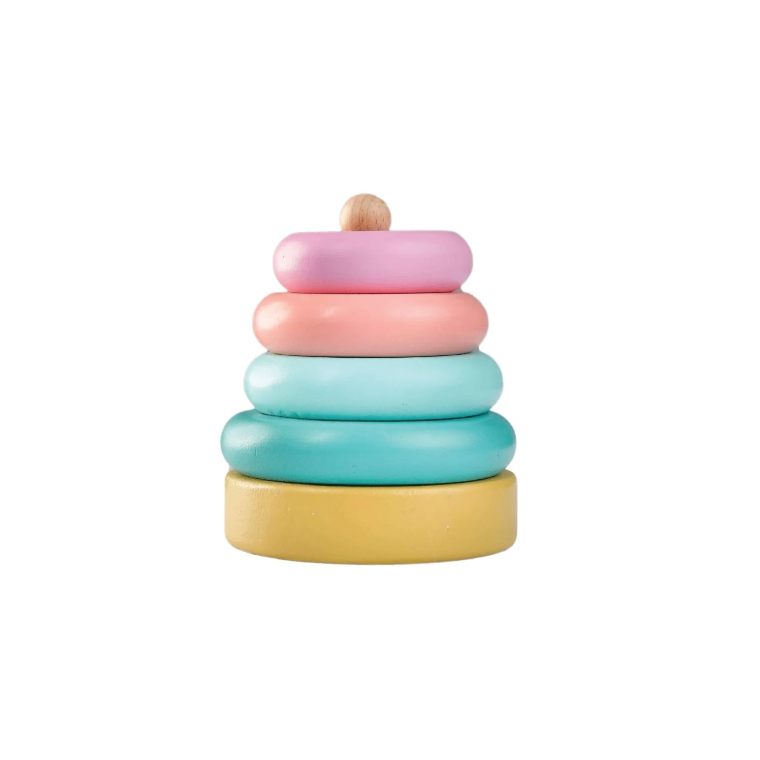 Woodbee Toys Ring Stacker (Rainbow)