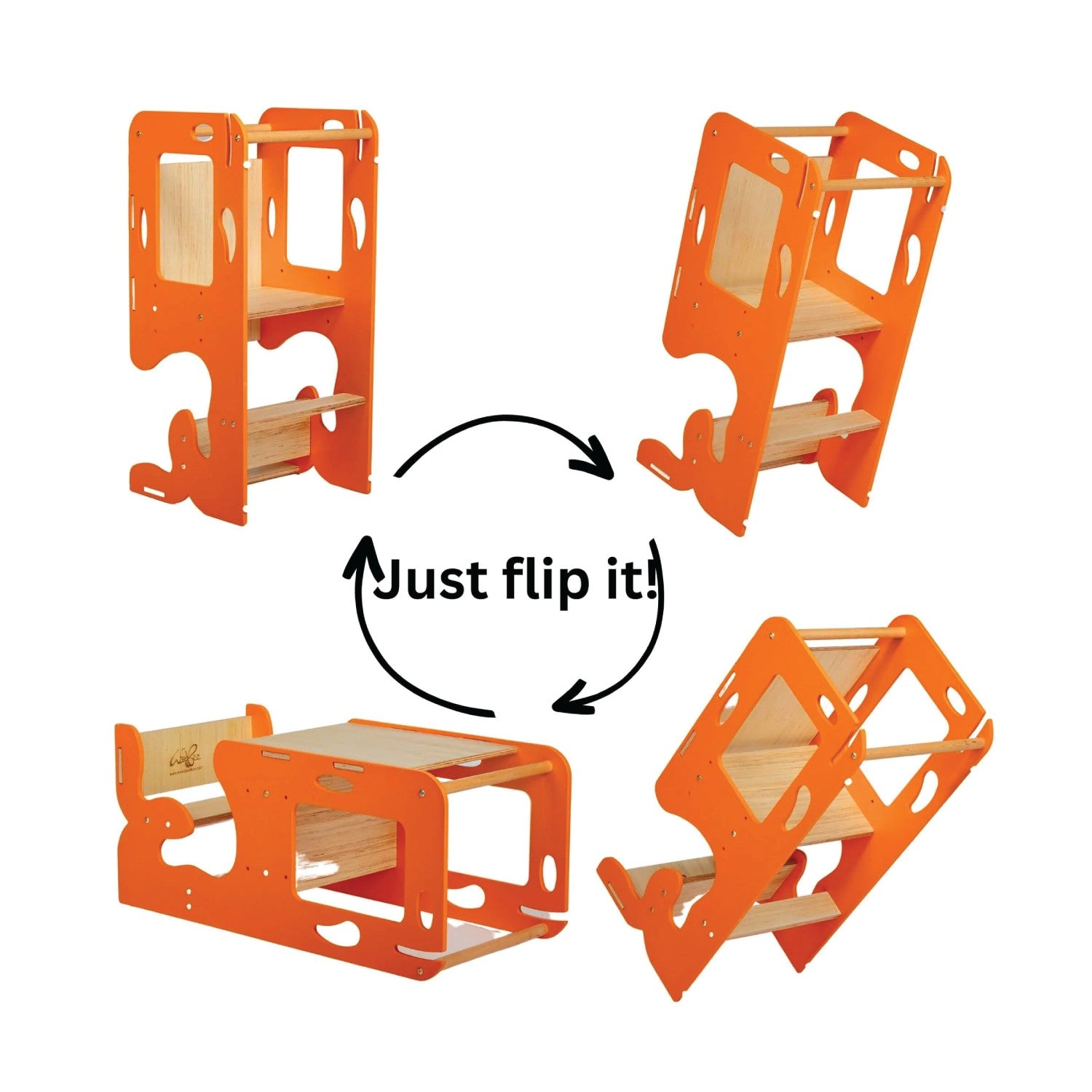 Woodbee Toys Kitchen Helper and Activity Table