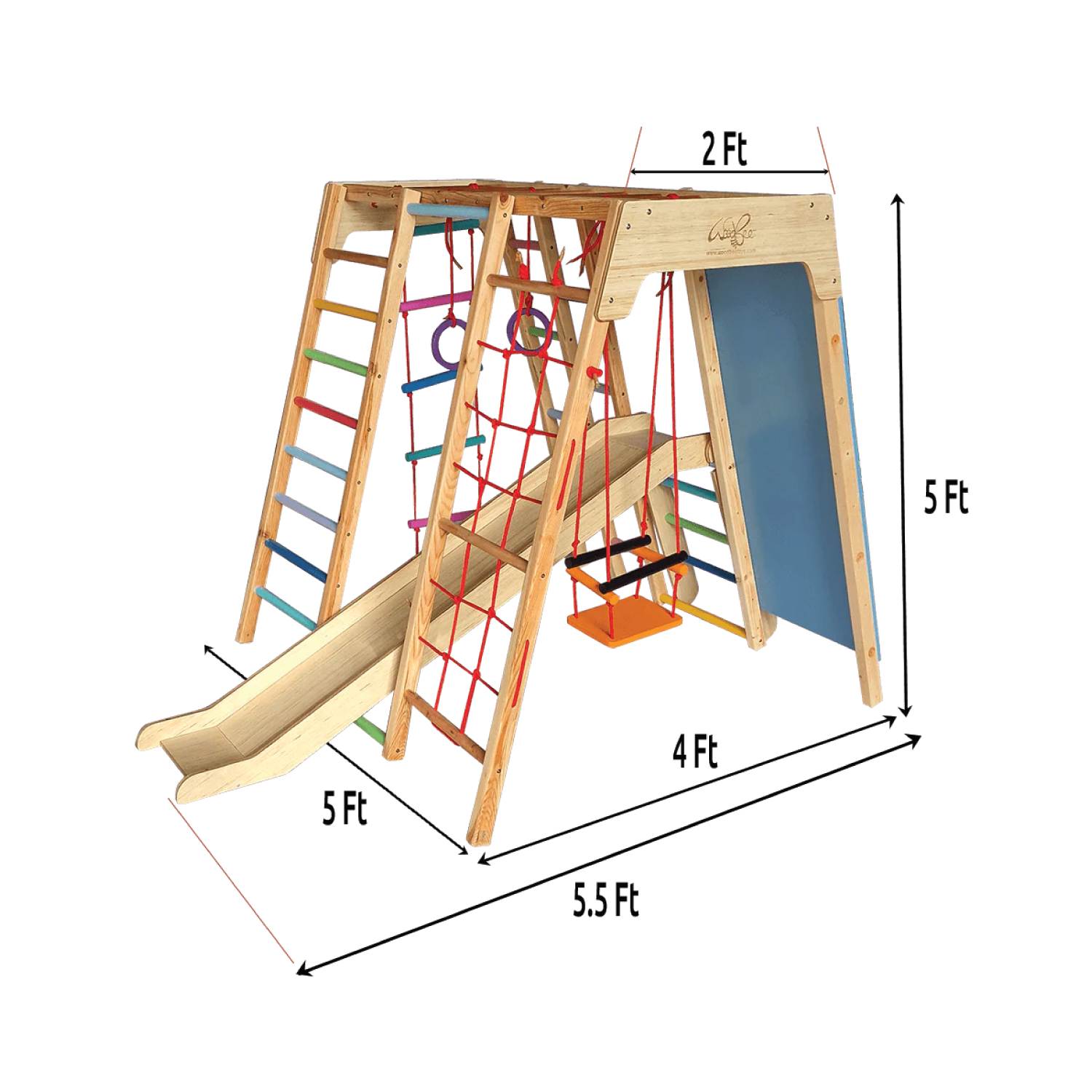 Woodbee Toys 9-in-1 Jungle Gym Jumbo