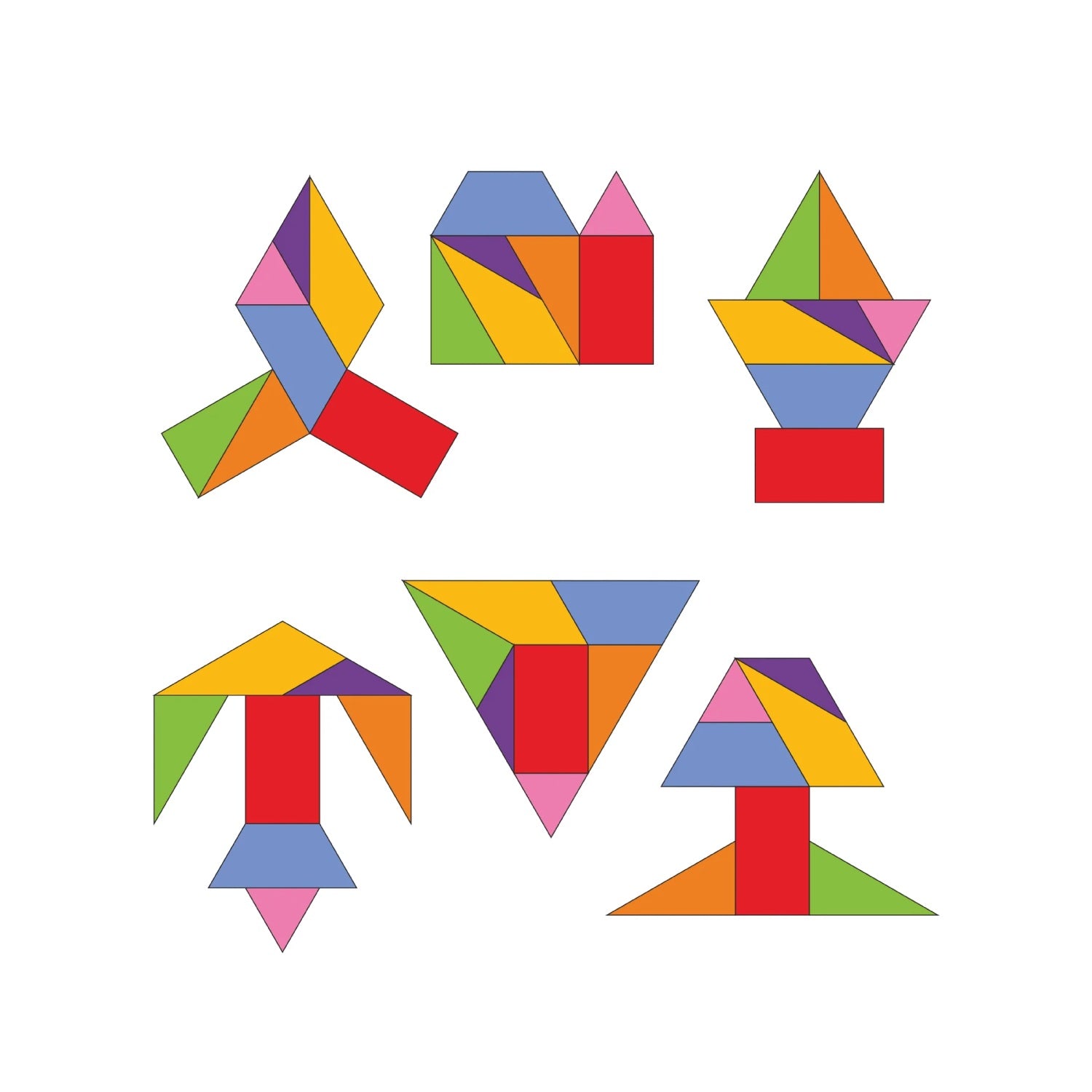 Woodbee Toys Tangram Puzzle