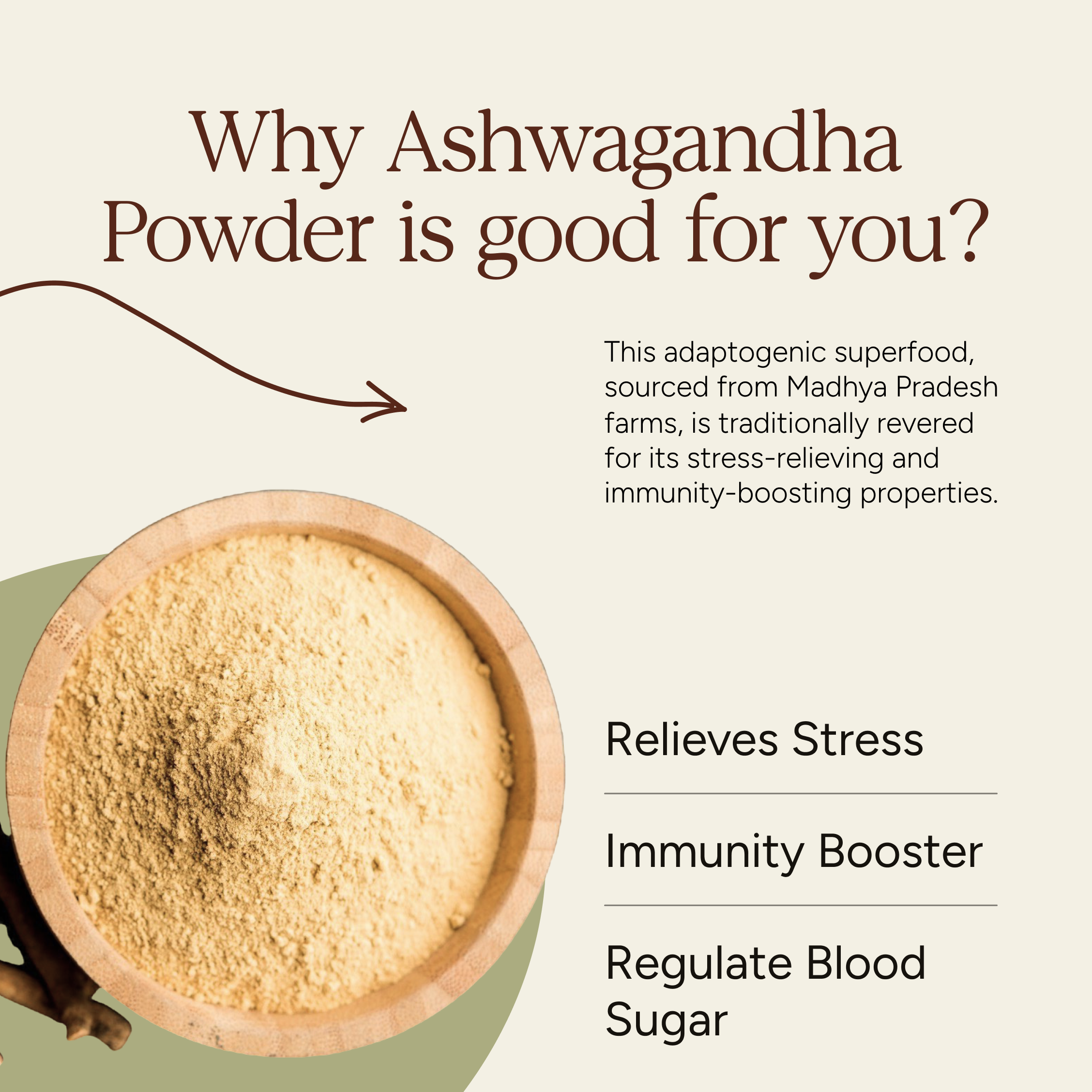 Soil Origin Ashwagandha Powder -100 Gm