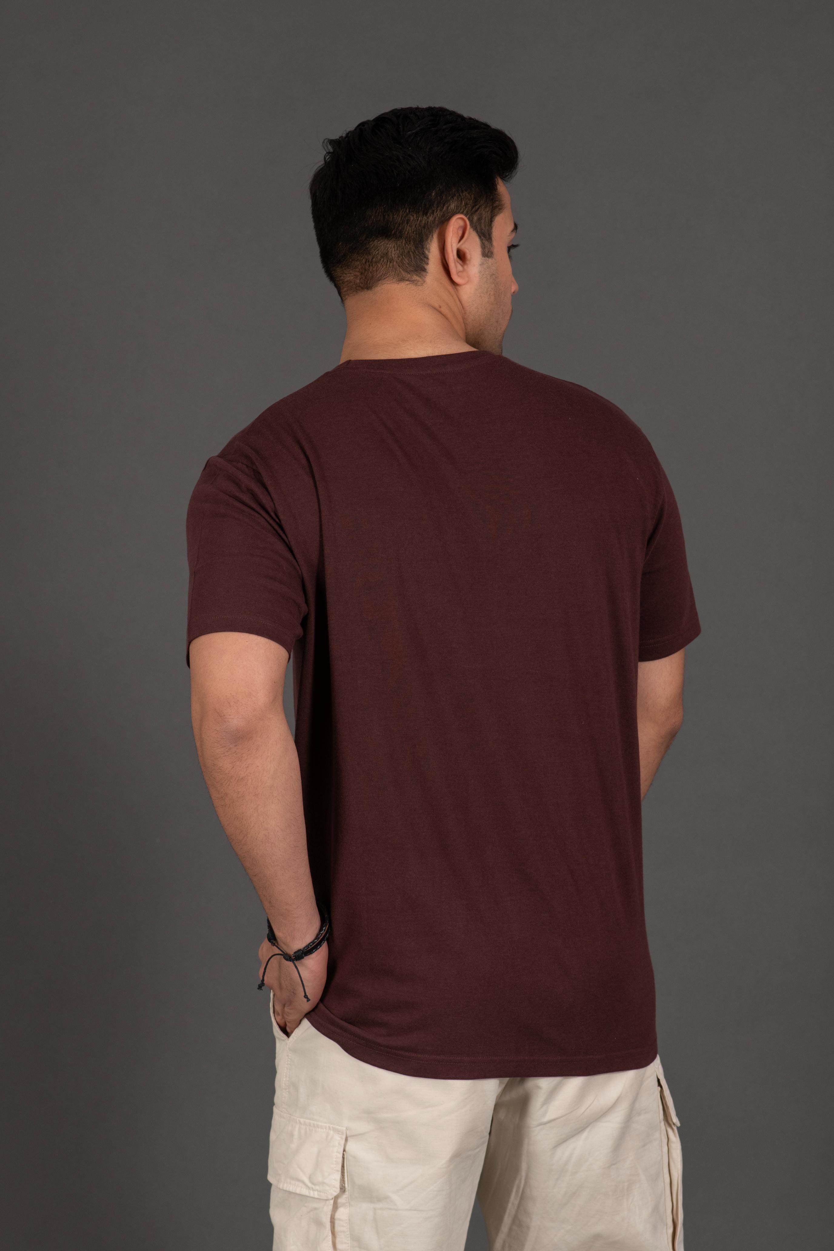 Bambians Men Round Tee-Brown