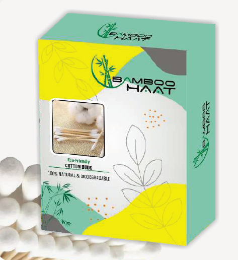 Bamboo Haat Bamboo Cotton Earbuds - Pack of 5 pcs