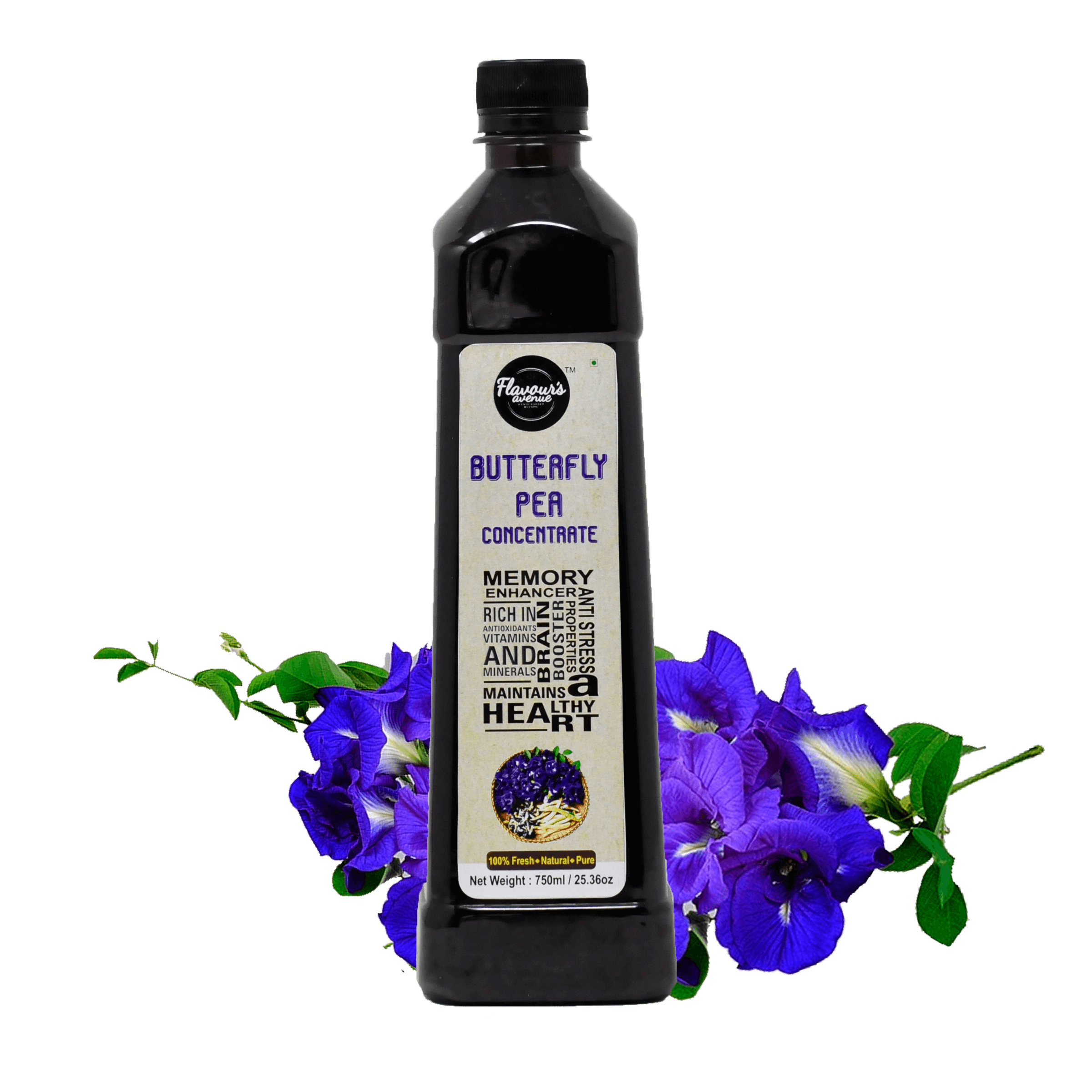 Flavours Avenue Butterfly Pea Concentrate 750ml