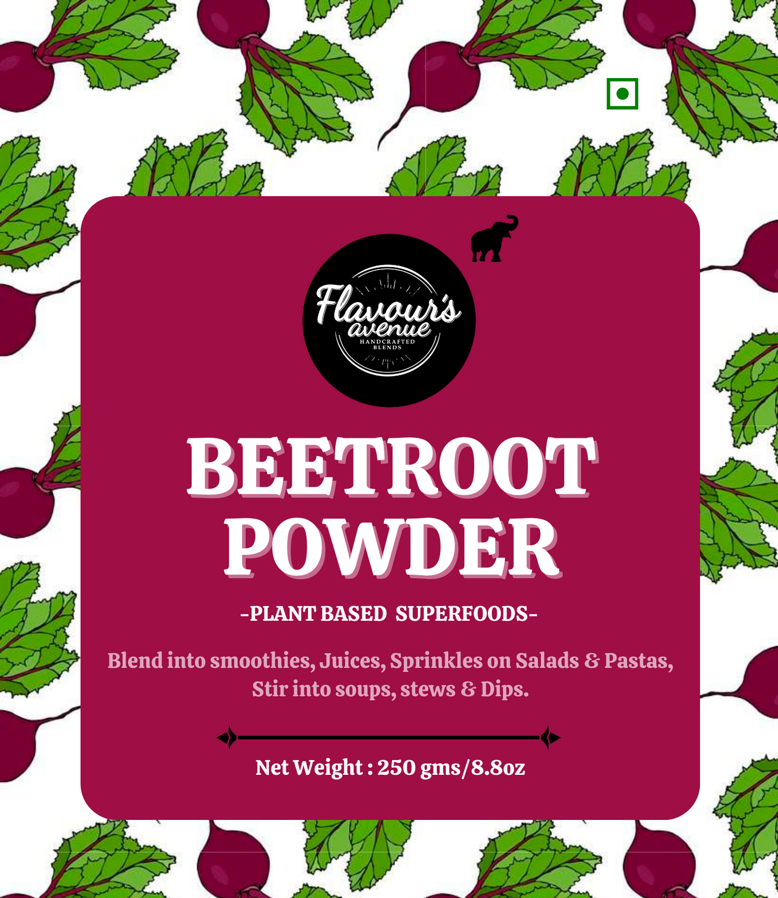 Flavours Avenue Beetroot Powder 200g