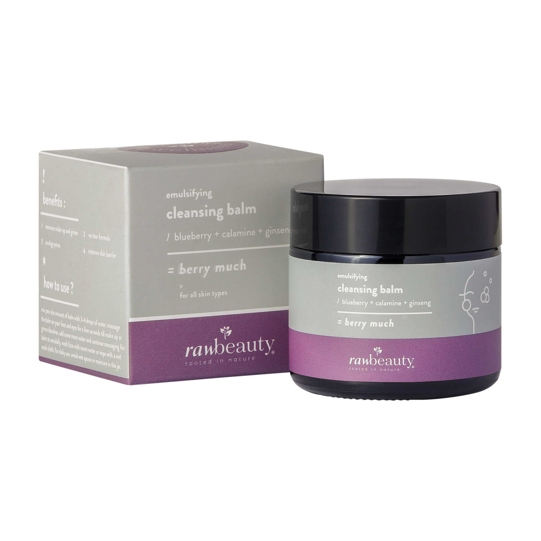 Rawbeauty Wellness Berry Much Double Cleansing Balm 50 gms
