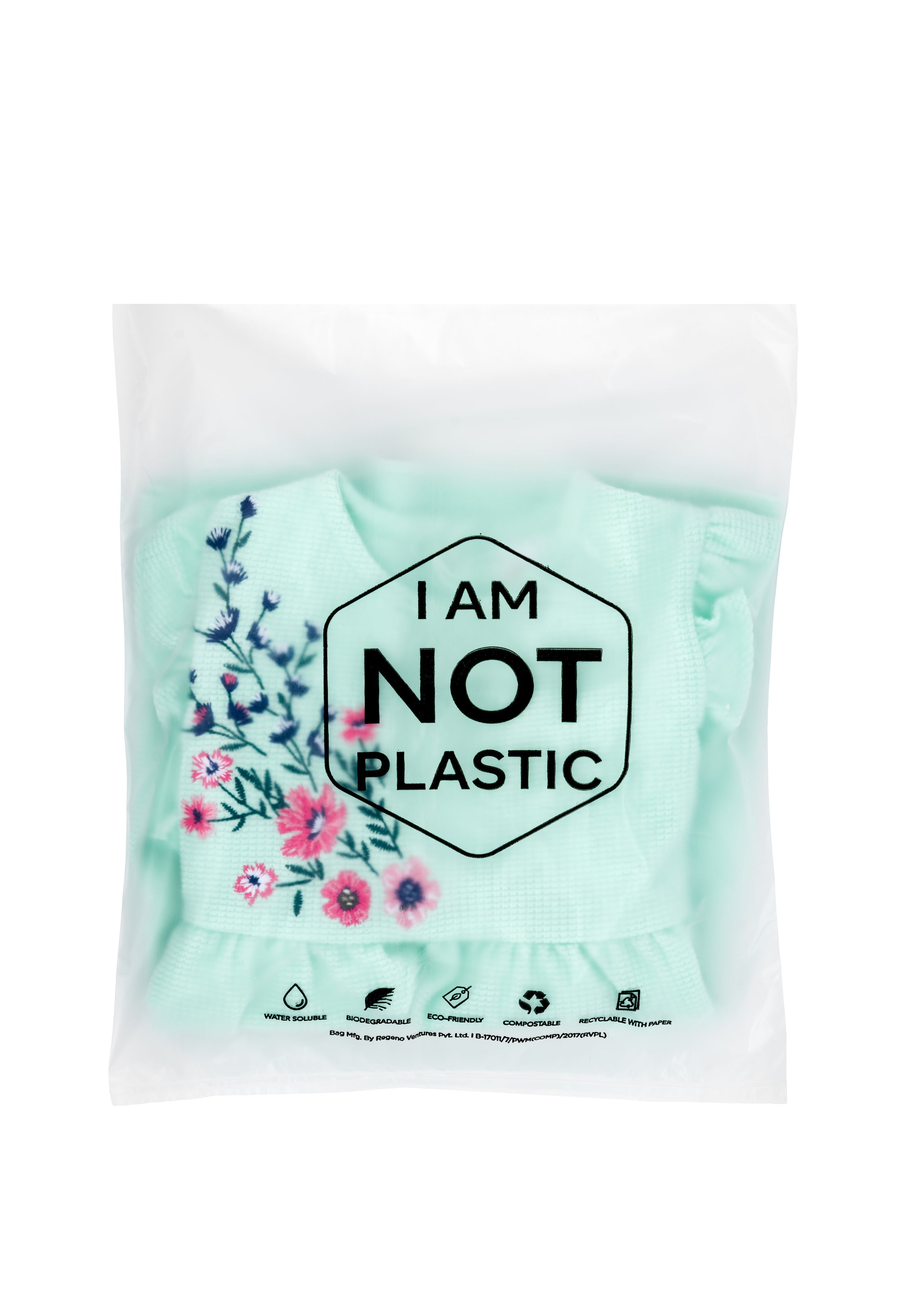 Regeno Biodegradable Water-Soluble Garment Packing