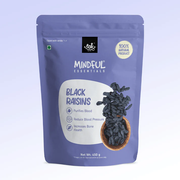 EAT Anytime Black Raisins 450g