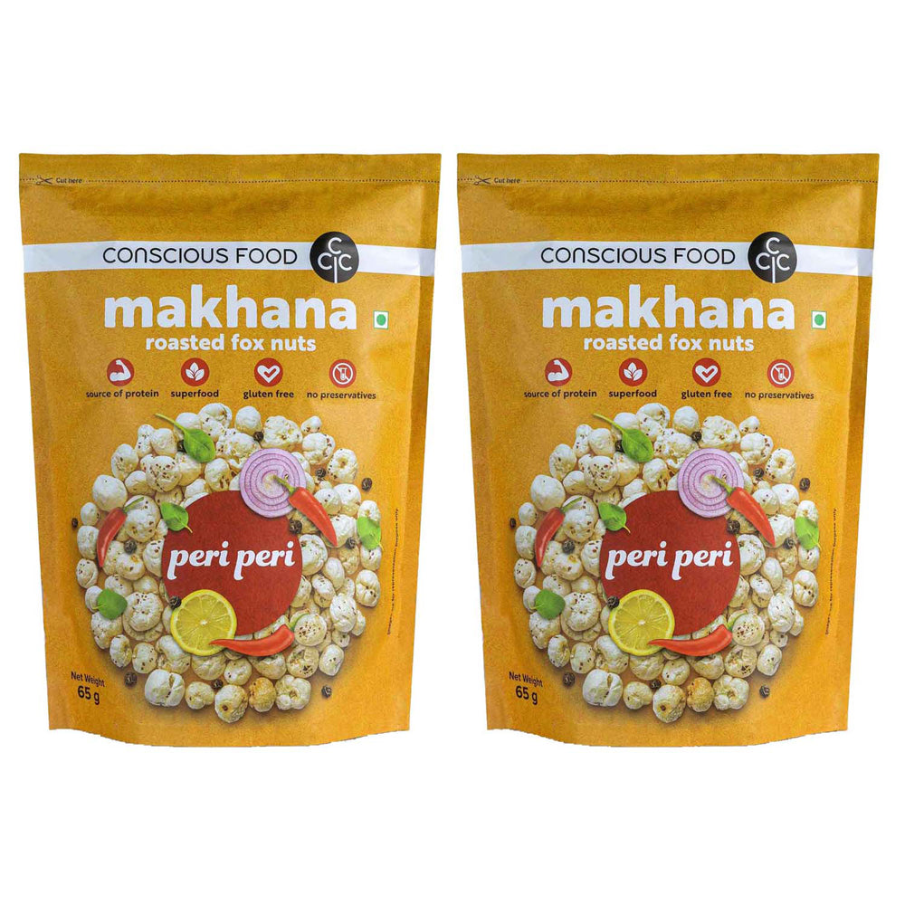 Conscious Food Makhana - Peri-peri 65g