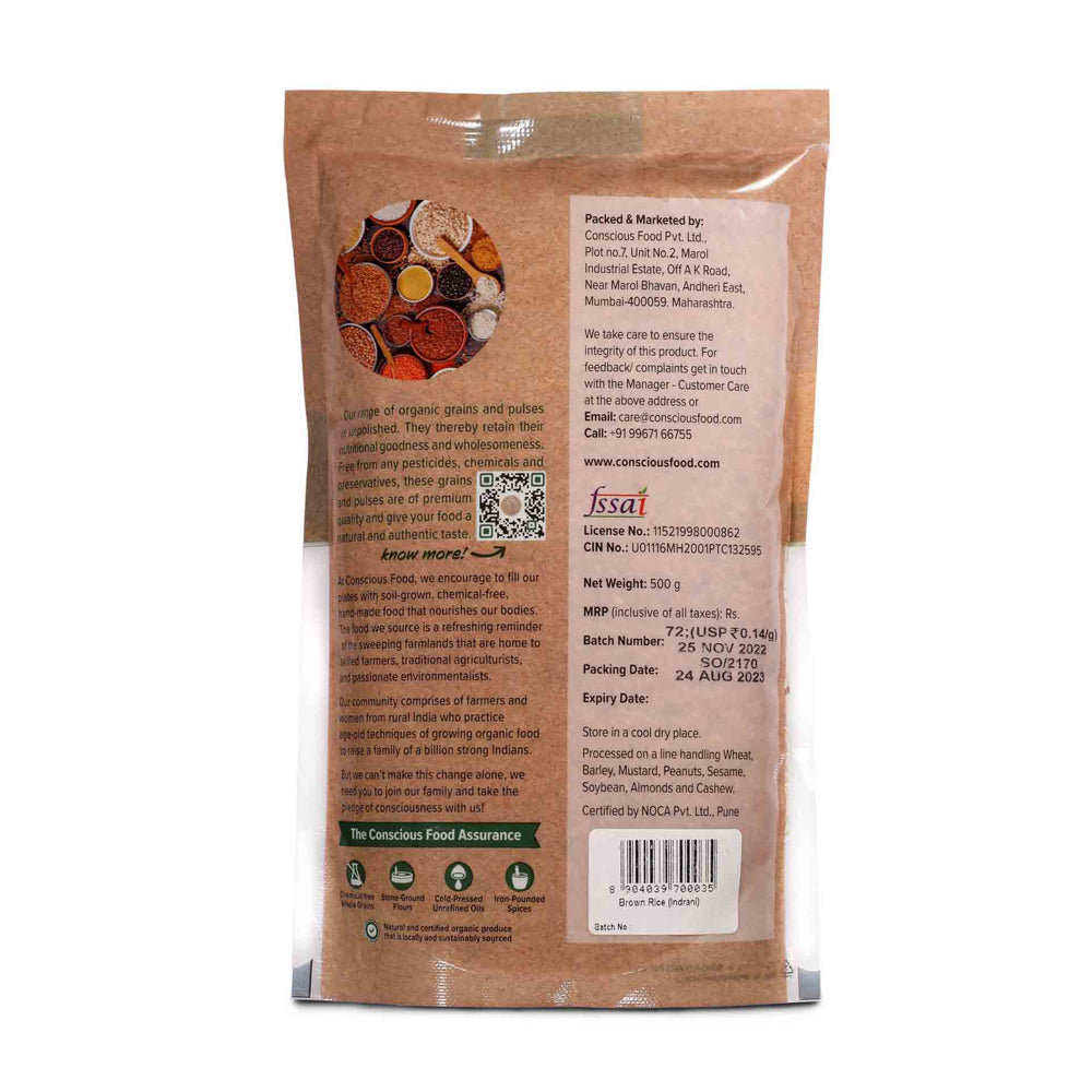 Conscious Food Brown Rice (Indrani) 500g