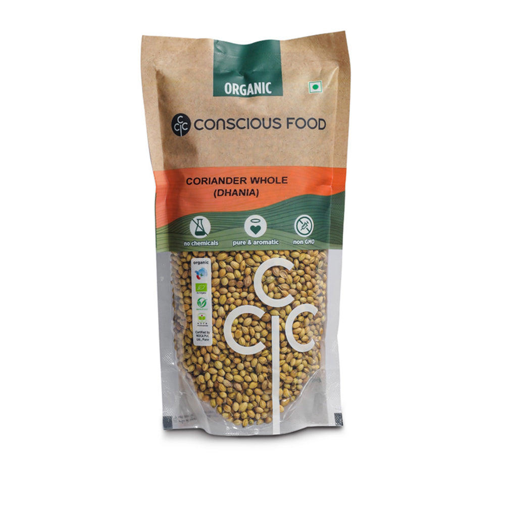 Conscious Food Coriander Whole (Dhania) 100g