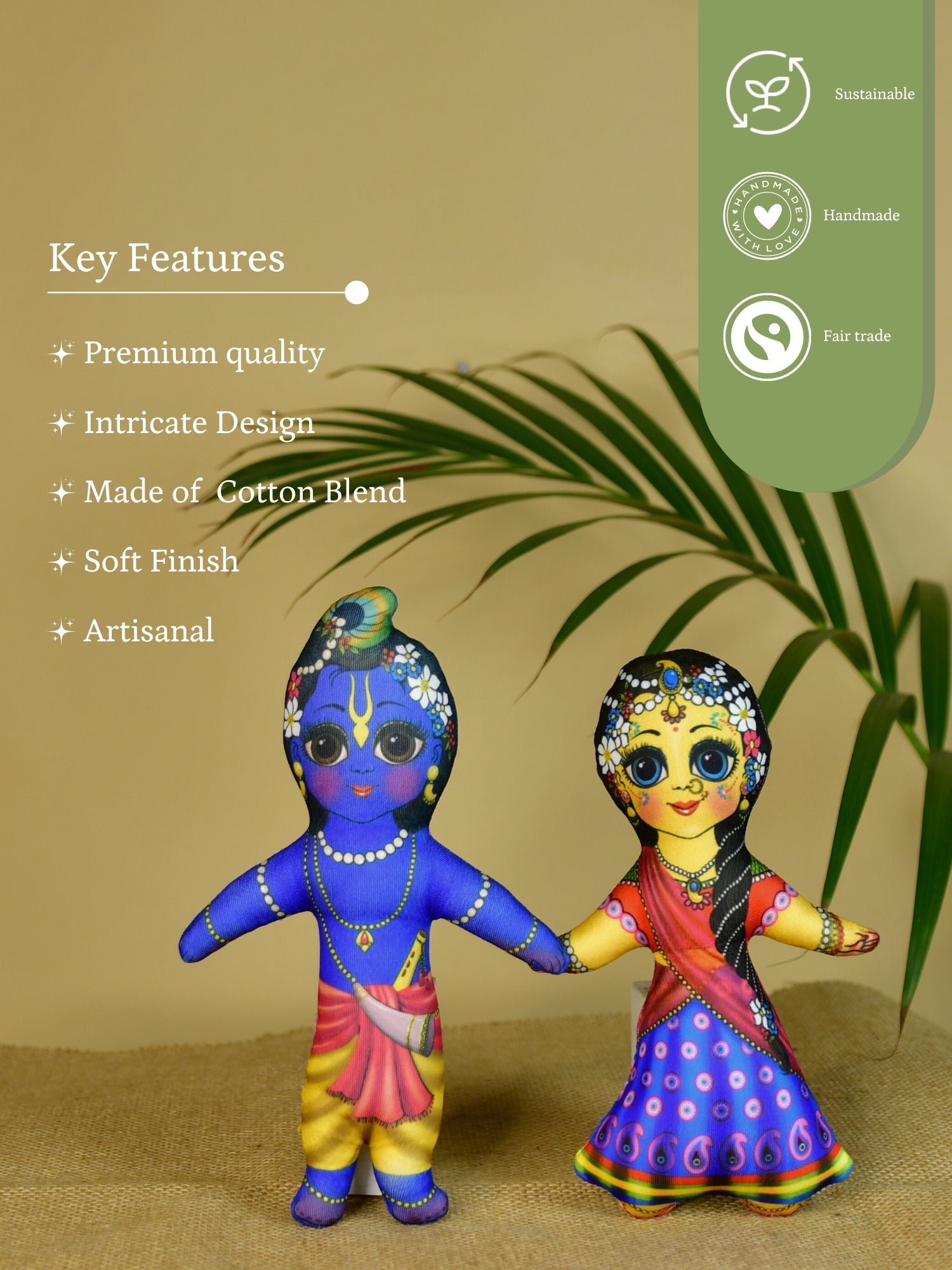 Sowpeace Stitched Cotton Krishna