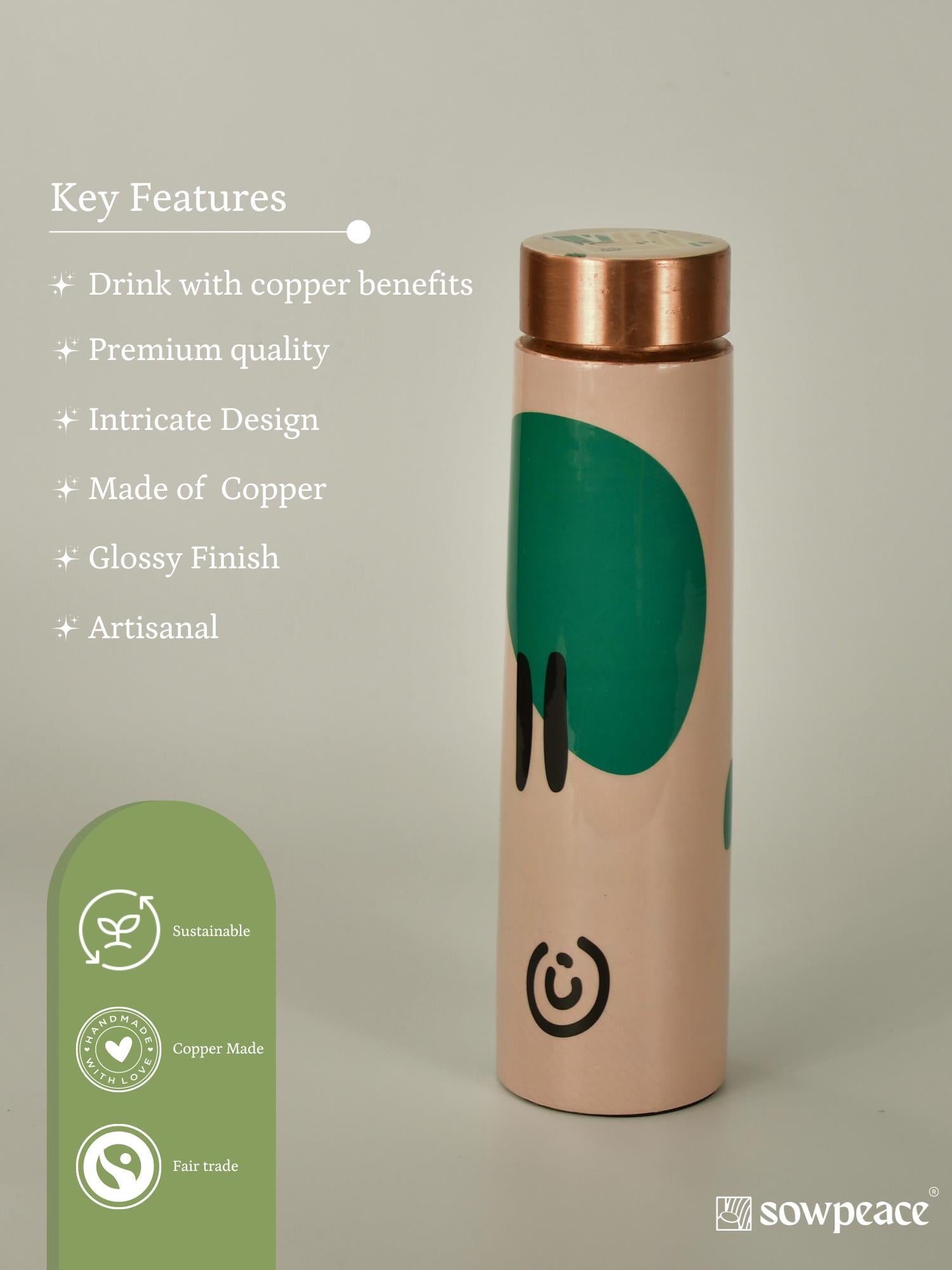 Sowpeace Trendy bottle sporting abstract designs