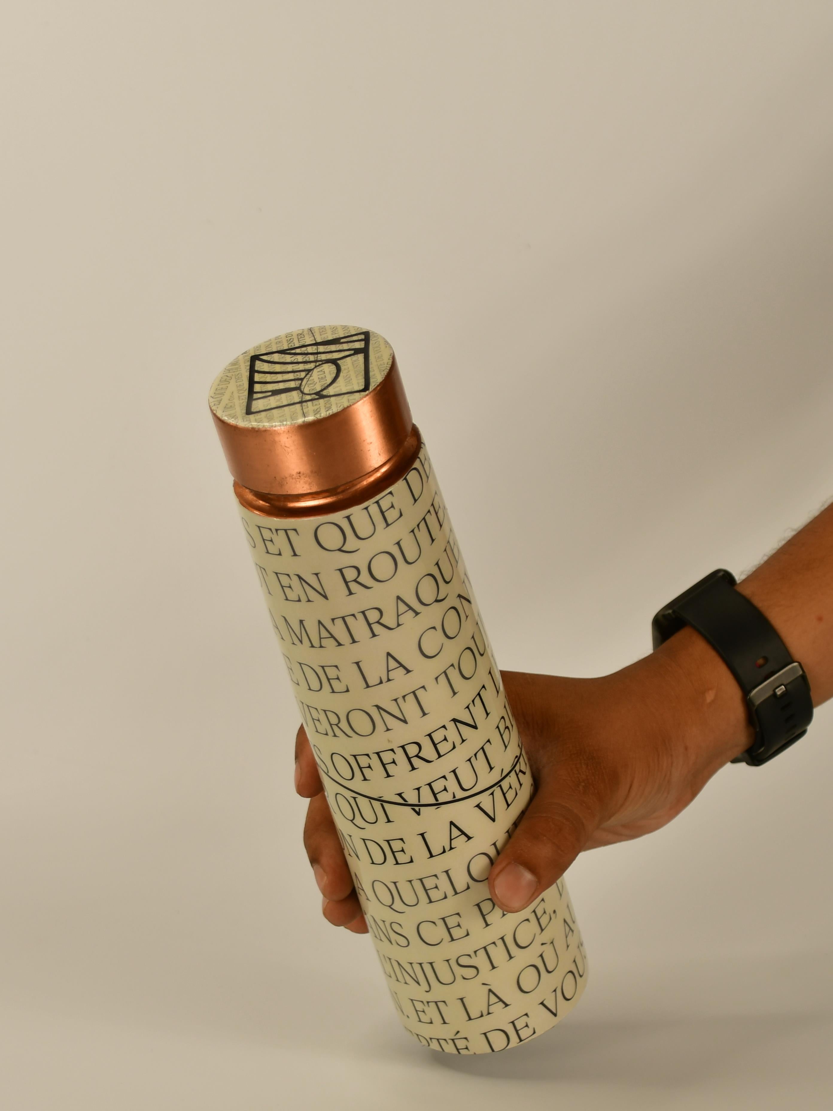 Sowpeace French vocabulary-inspired designer bottle