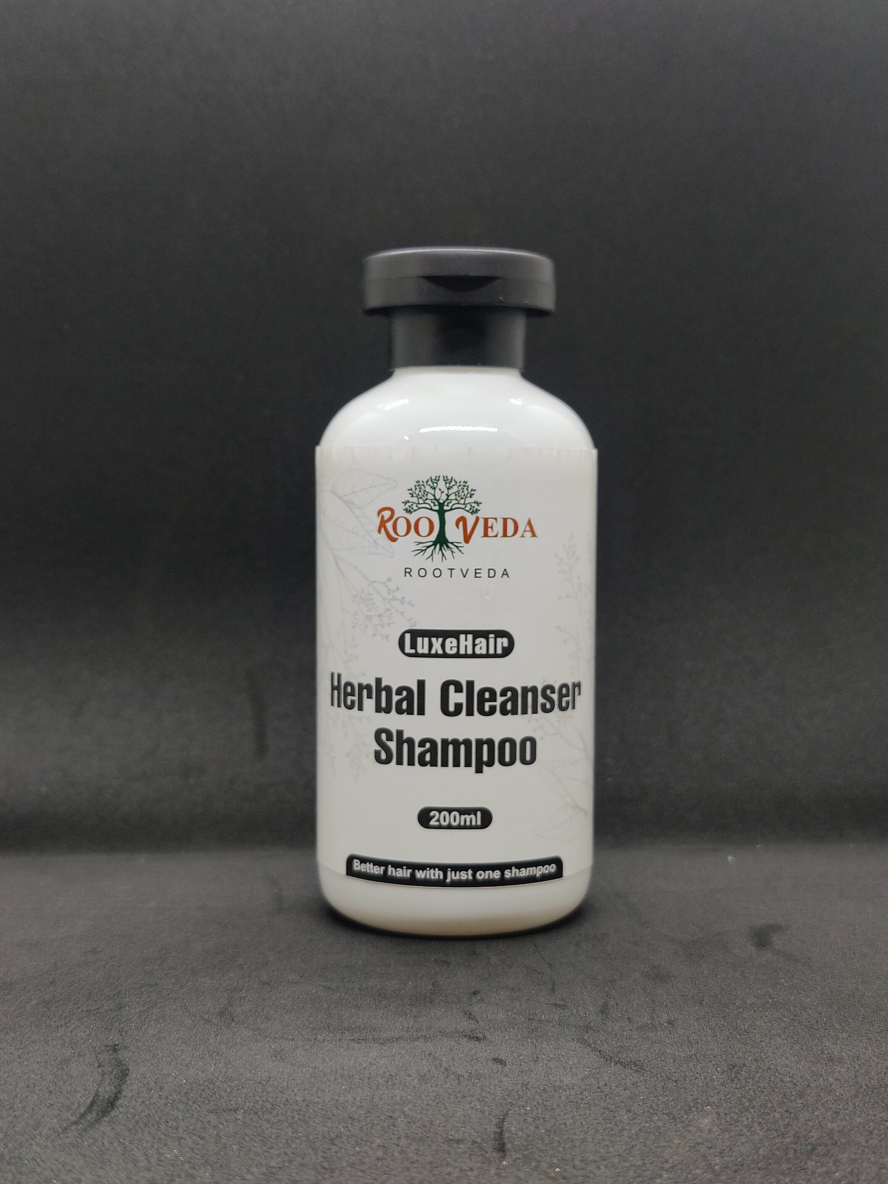 RootVeda Luxehair Herbal Cleanser Shampoo 200 ml