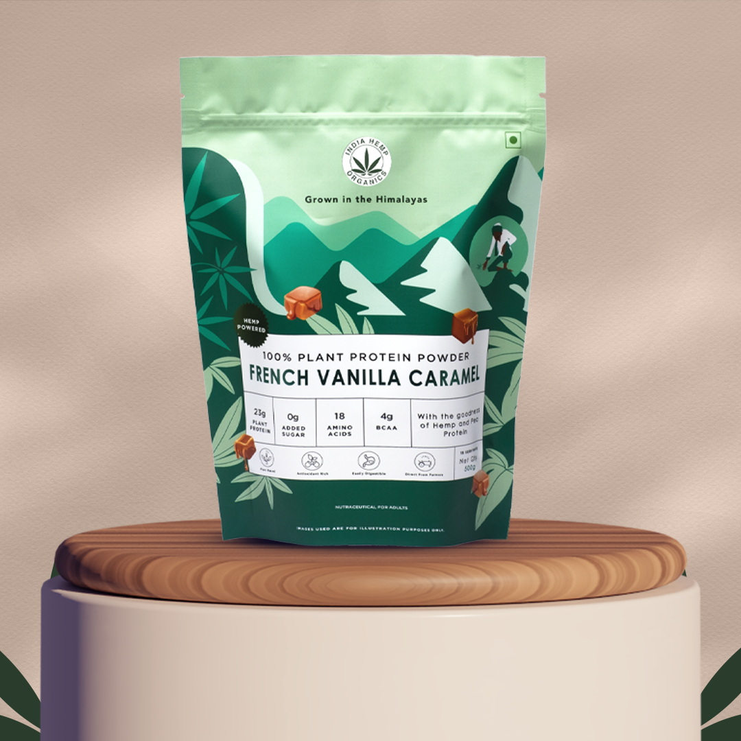 India Hemp Hemp Powder - French Vanilla Caramel
