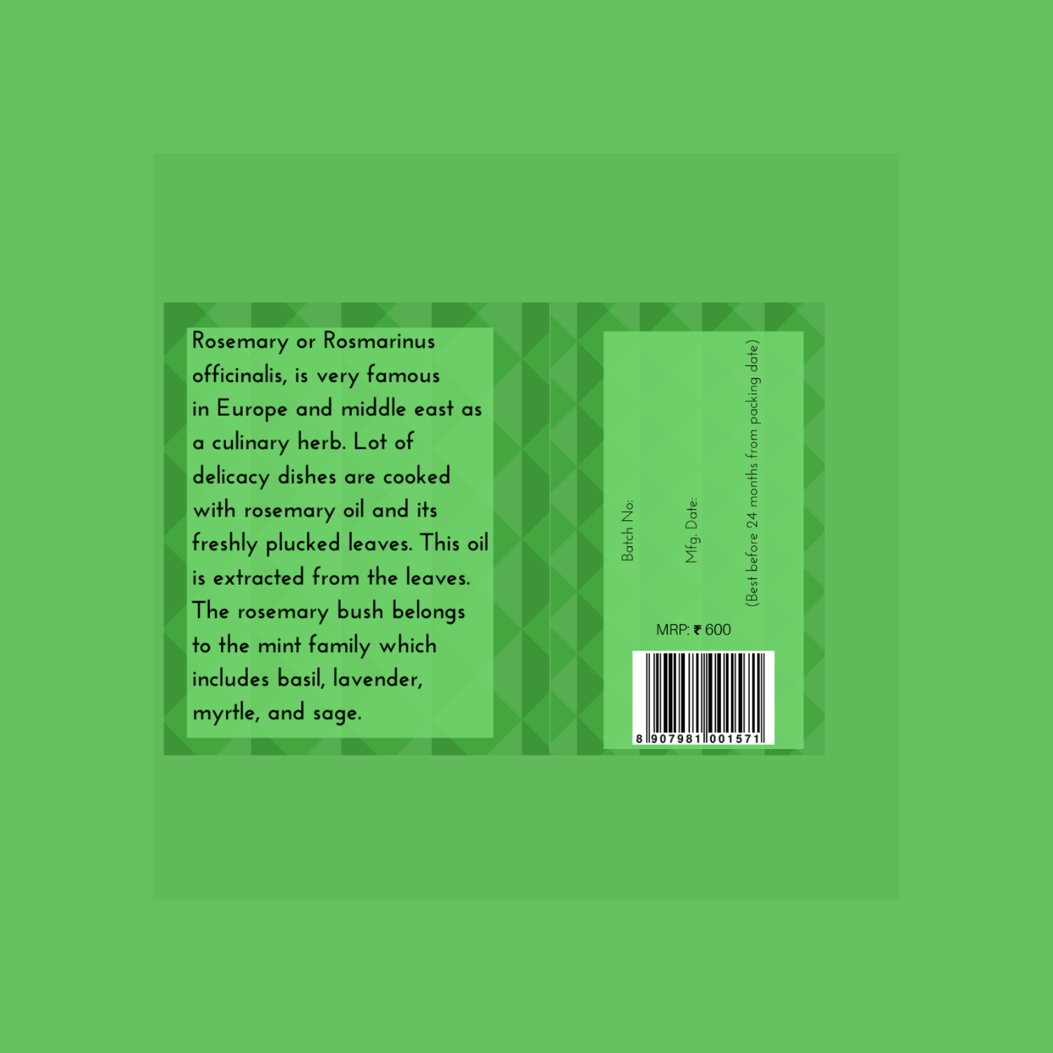 Oilcure Rosemary Oil - 30 ml