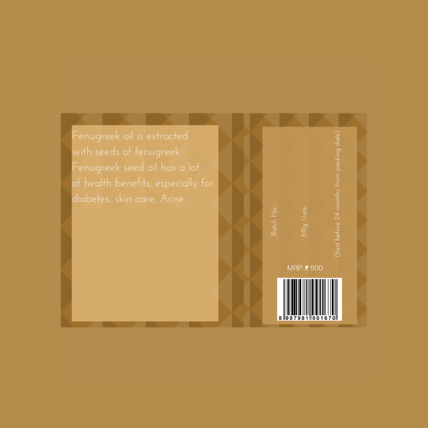 Oilcure Fenugreek oil - 30 ml