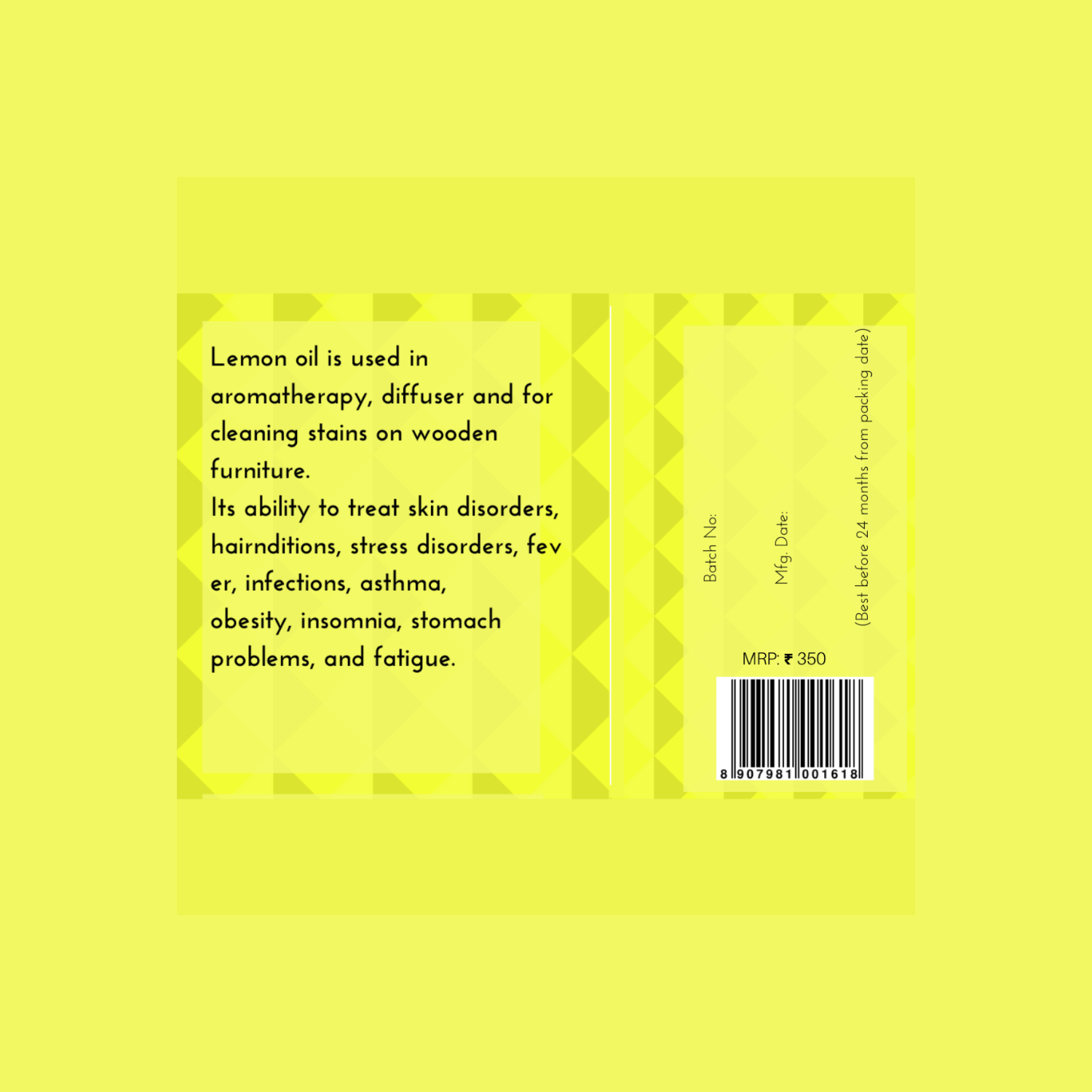 Oilcure Lemon Oil - 30 ml