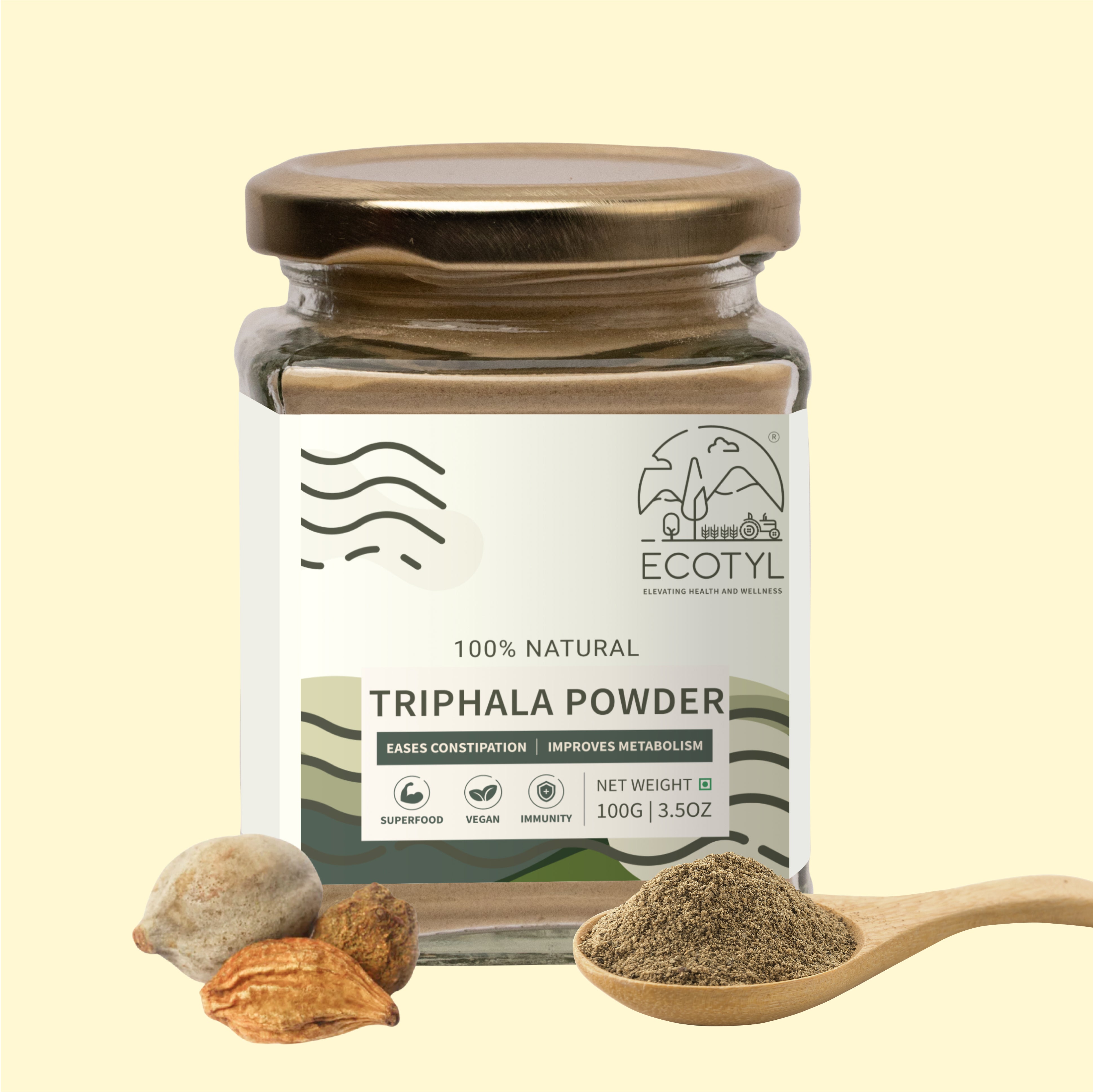 Ecotyl Triphala Powder | Triphala Churna | 100g