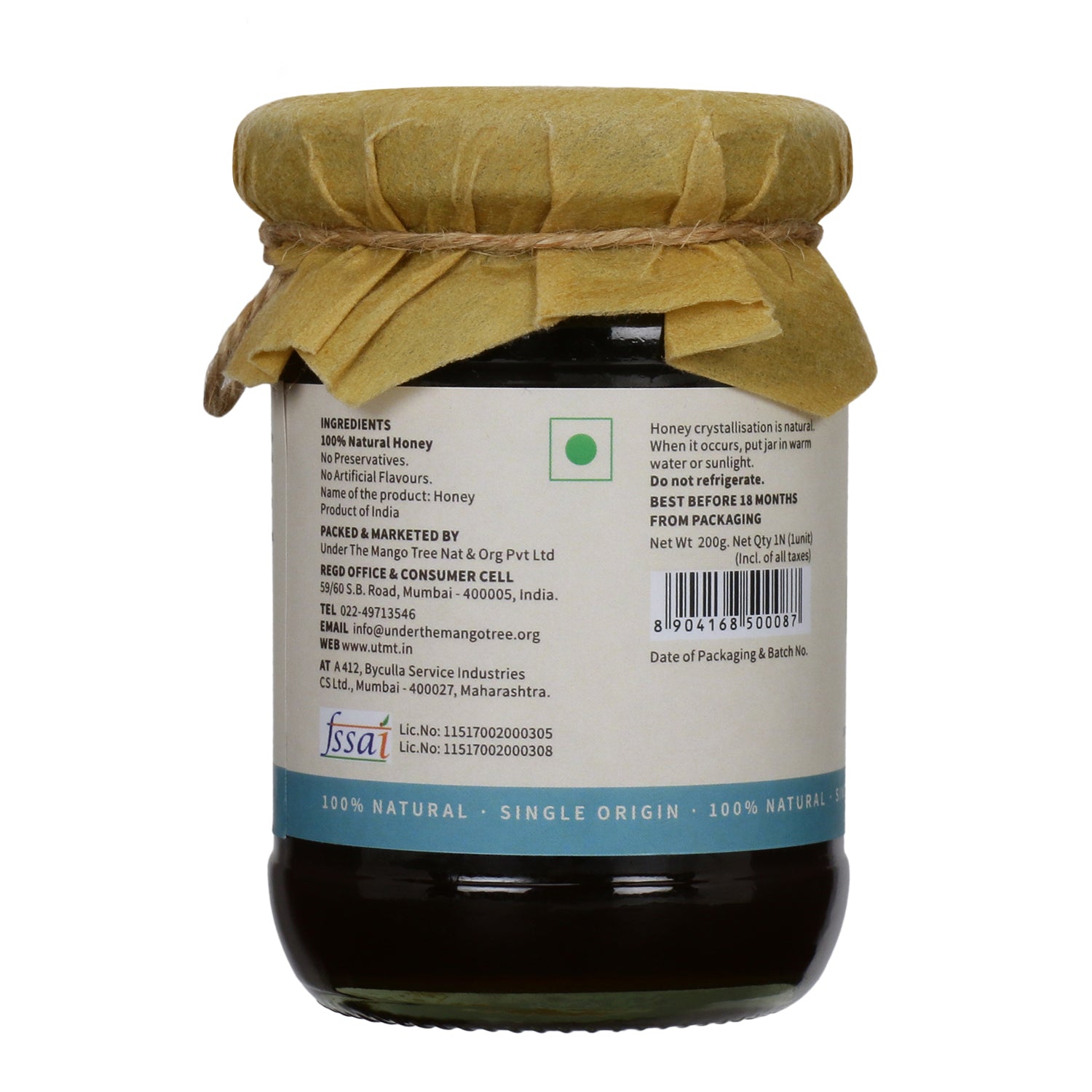 Under The Mango Tree - Eucalyptus Honey