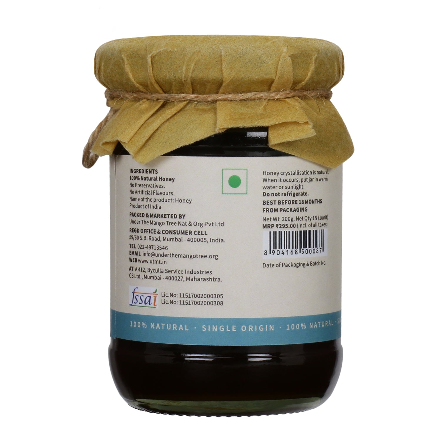 Under The Mango Tree - Eucalyptus Honey