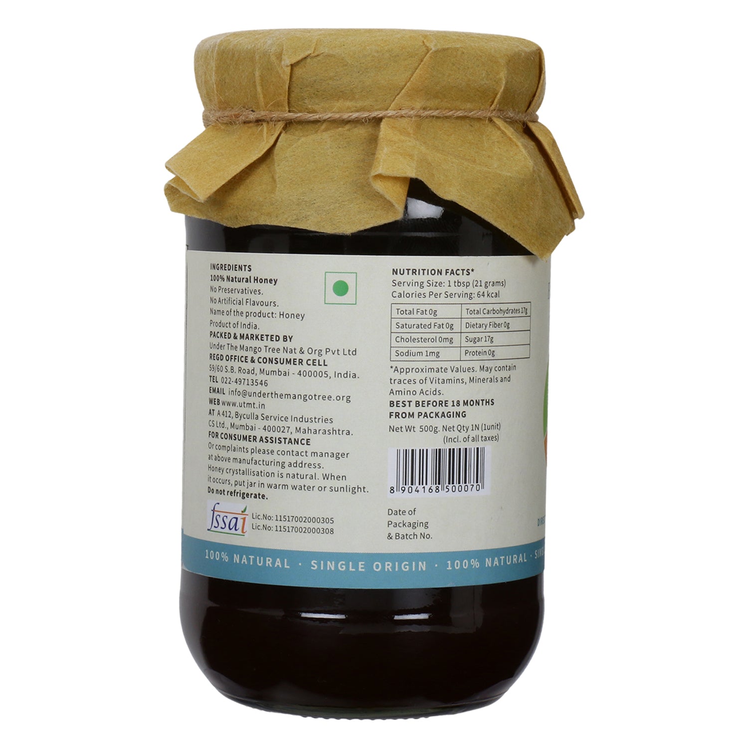 Under The Mango Tree - Eucalyptus Honey