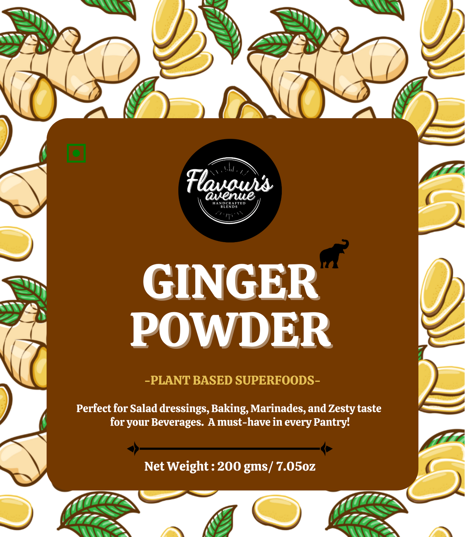 Flavours Avenue Ginger Powder 50g