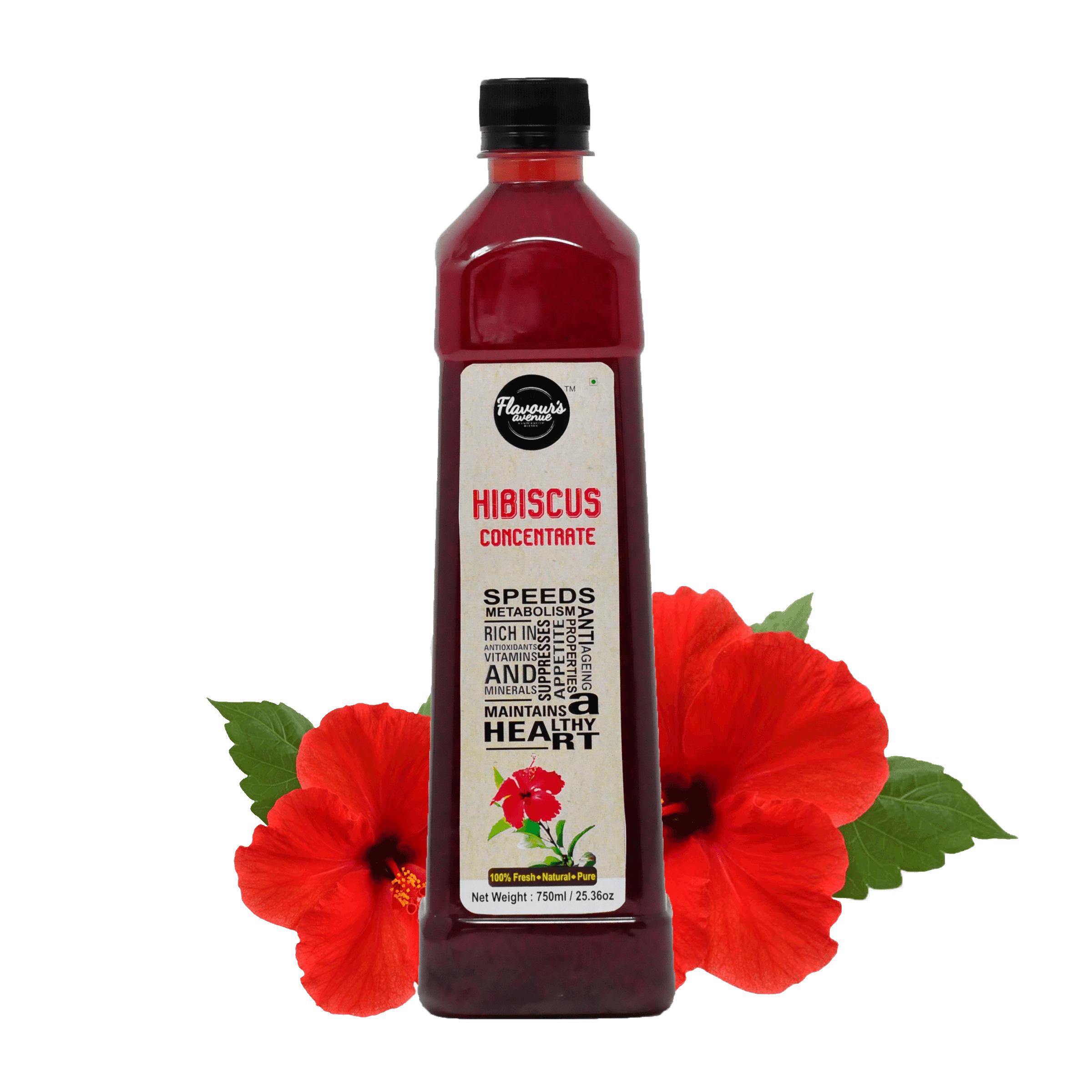 Flavours Avenue Hibiscus Concentrate 750ml