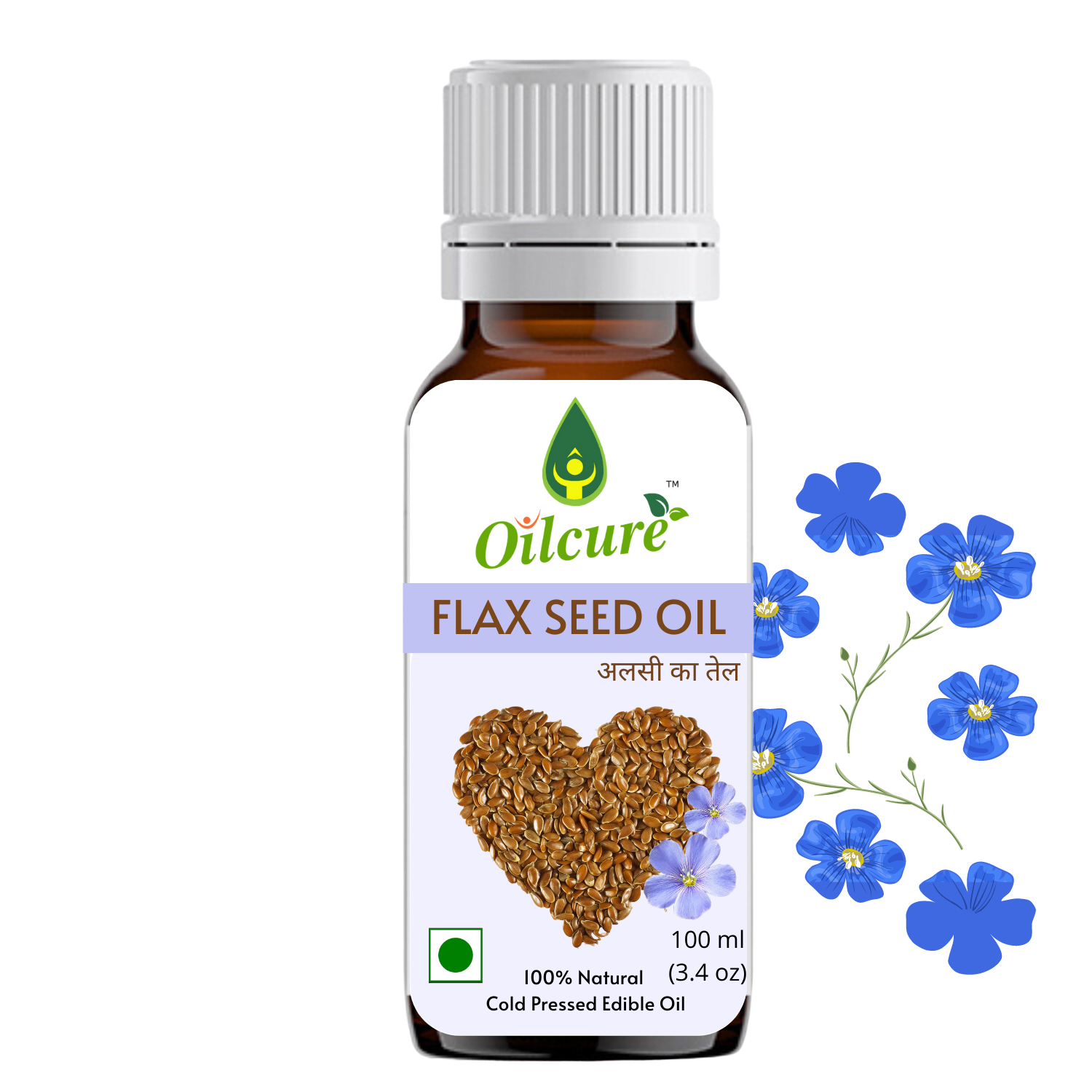 Oilcure Flax Seed Oil - 100 ml