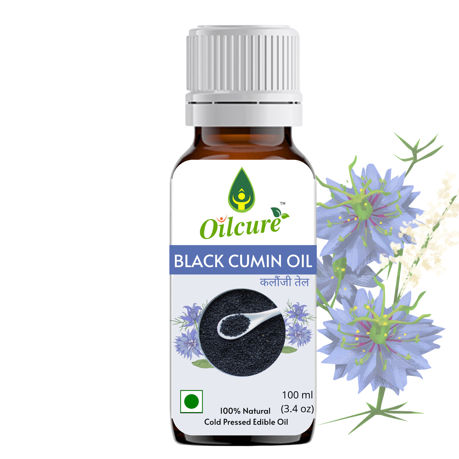 Oilcure Kalonji Oil Cold Pressed -100 ml