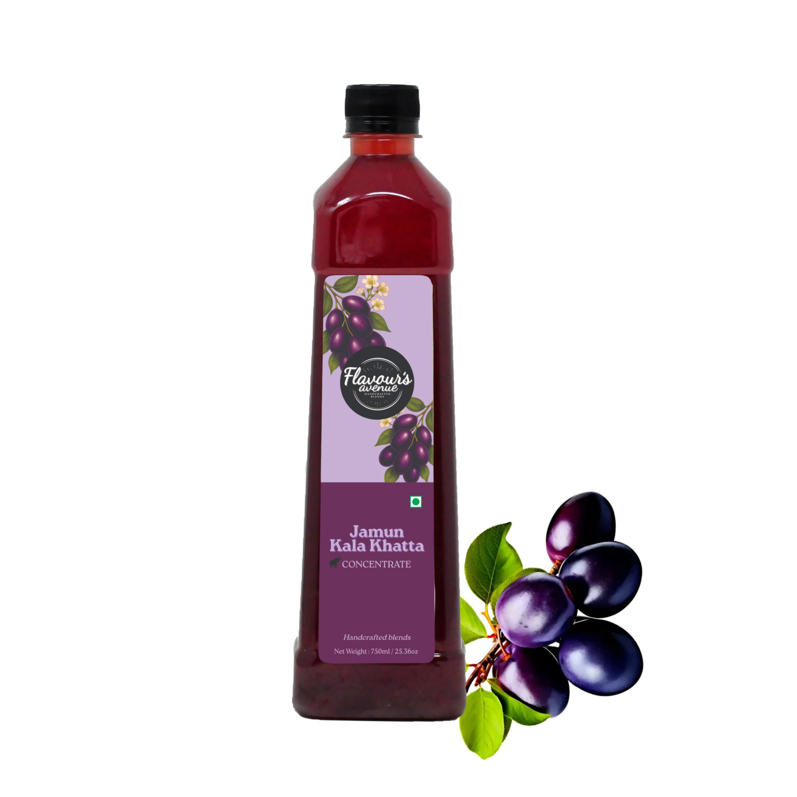 Flavours Avenue Jammun Kala Khata Concentrate 750ml
