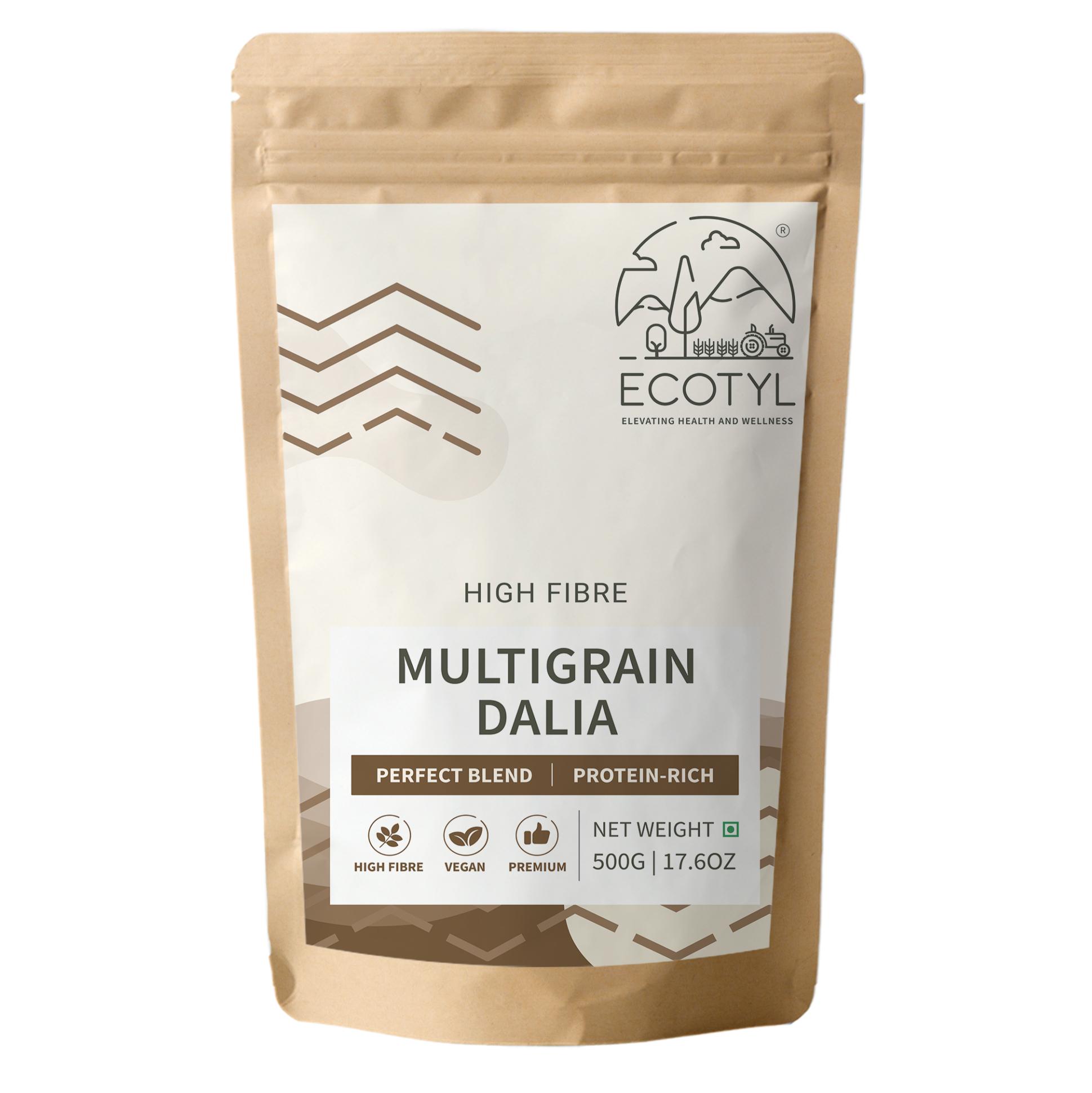 Ecotyl Multigrain Daliya | 5 Super Grains | Porridge | Easy to Make | 500g