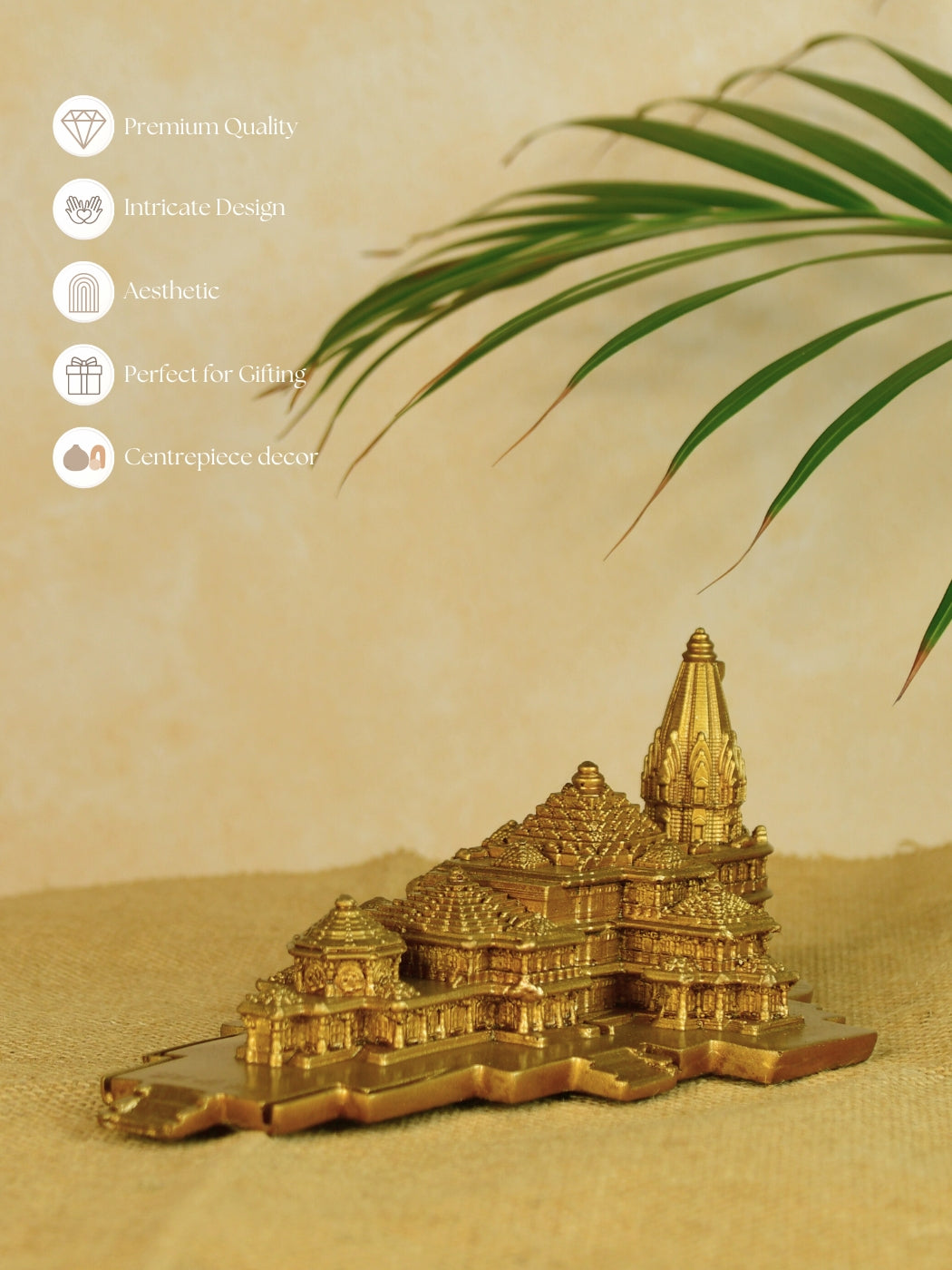 Sowpeace Resin Mini Mandir