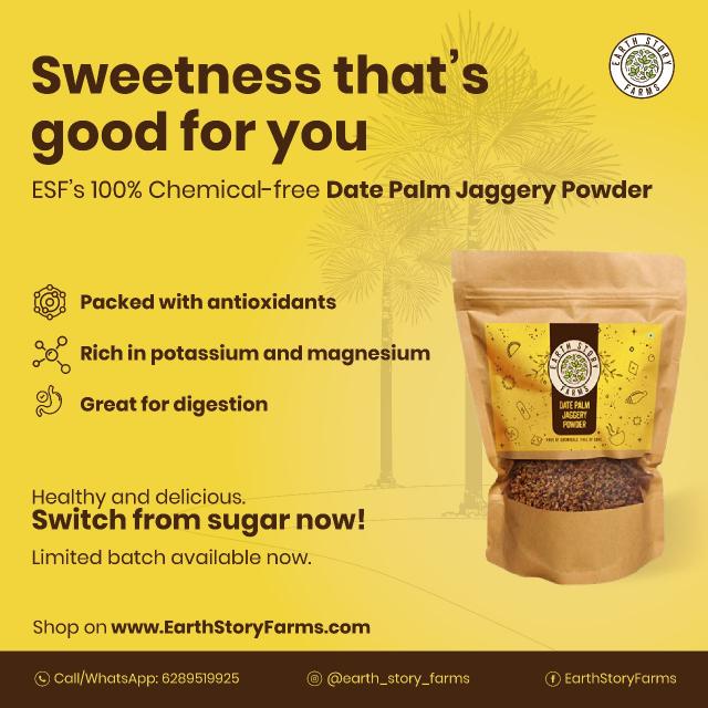 Earth Story Farms Date Jaggery Powder