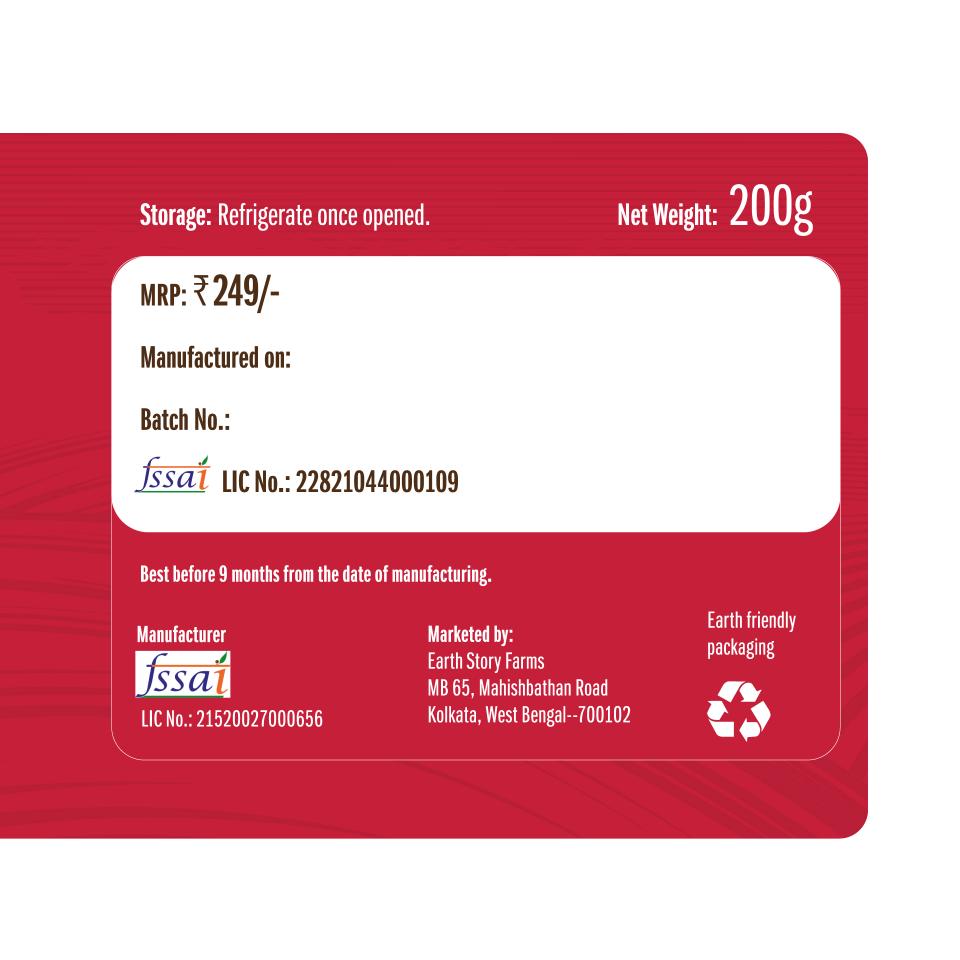 Earth Story Farms Pickles Meetha Nimboo Sweet lemon pickle 200 g