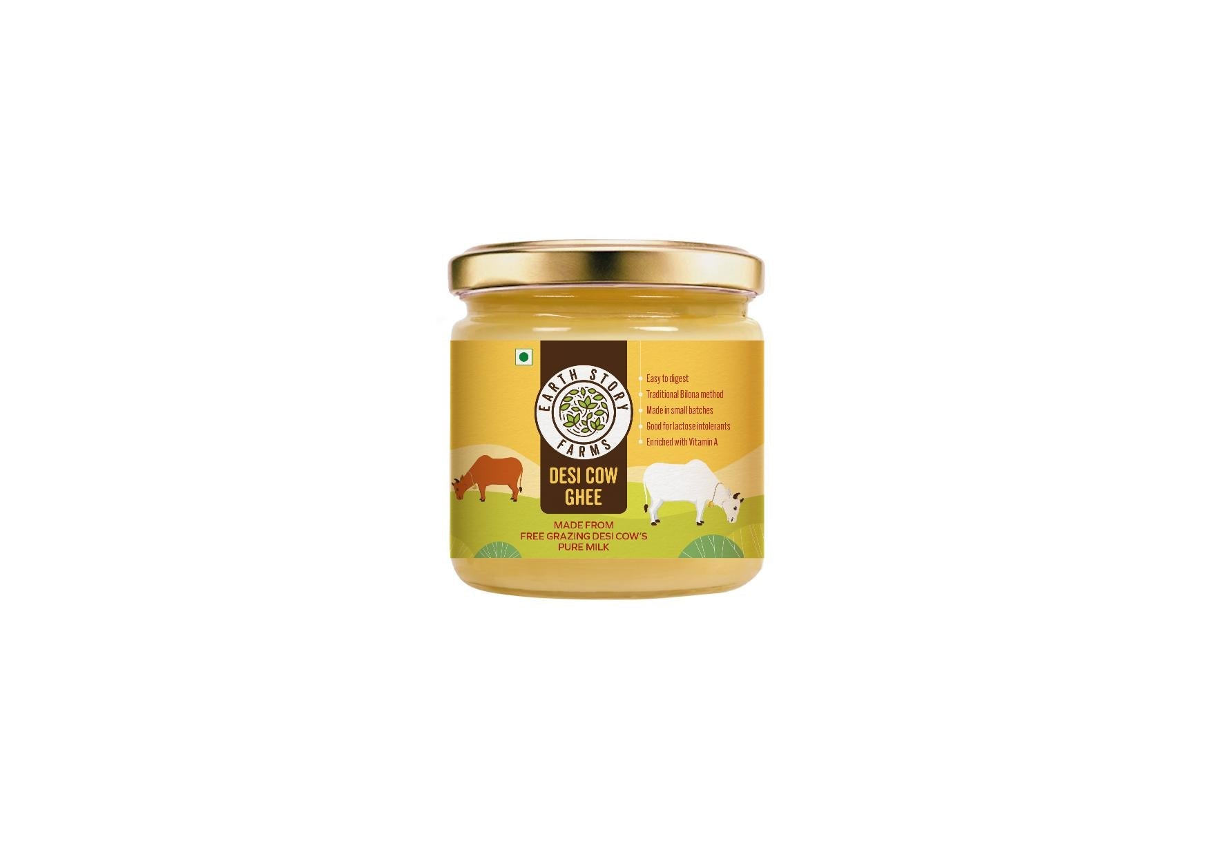 Earth Story Farms Desi Cow Ghee 250 g