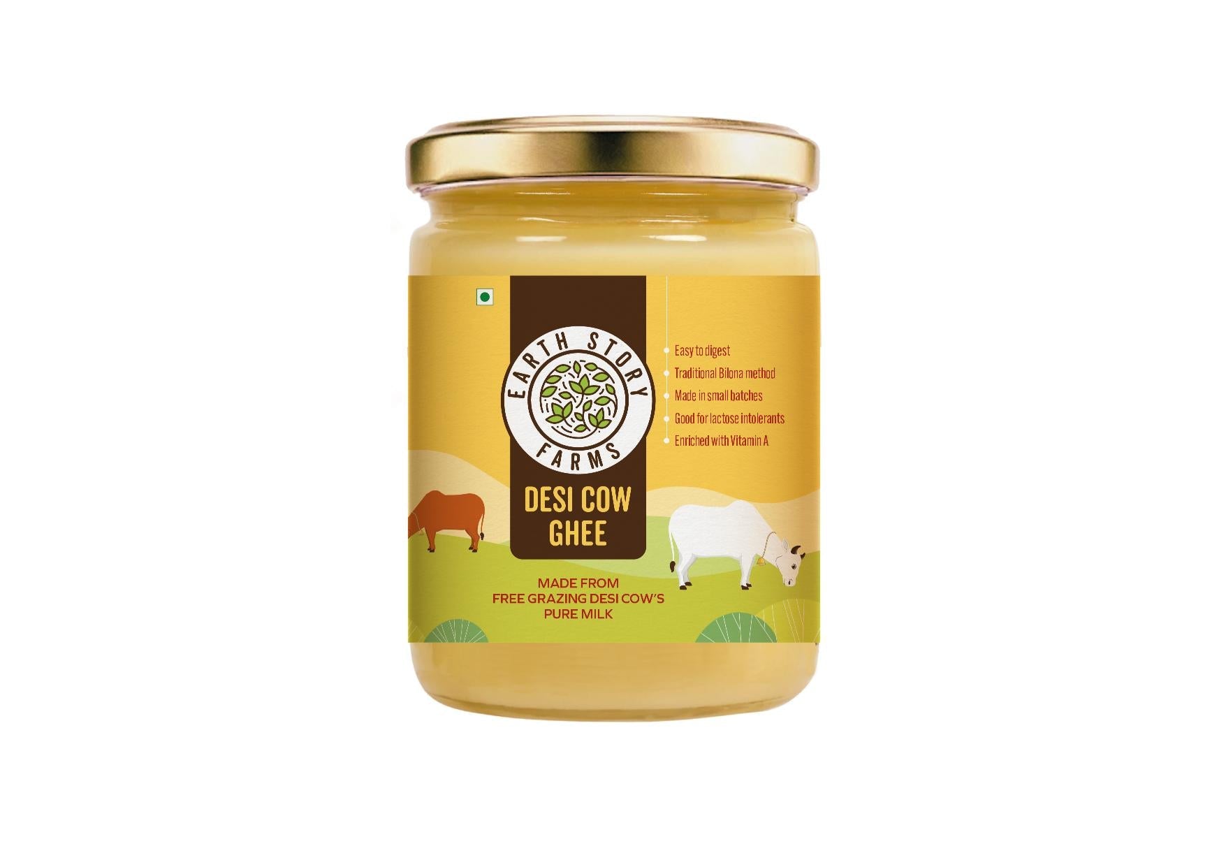 Earth Story Farms Desi Cow Ghee 500 g