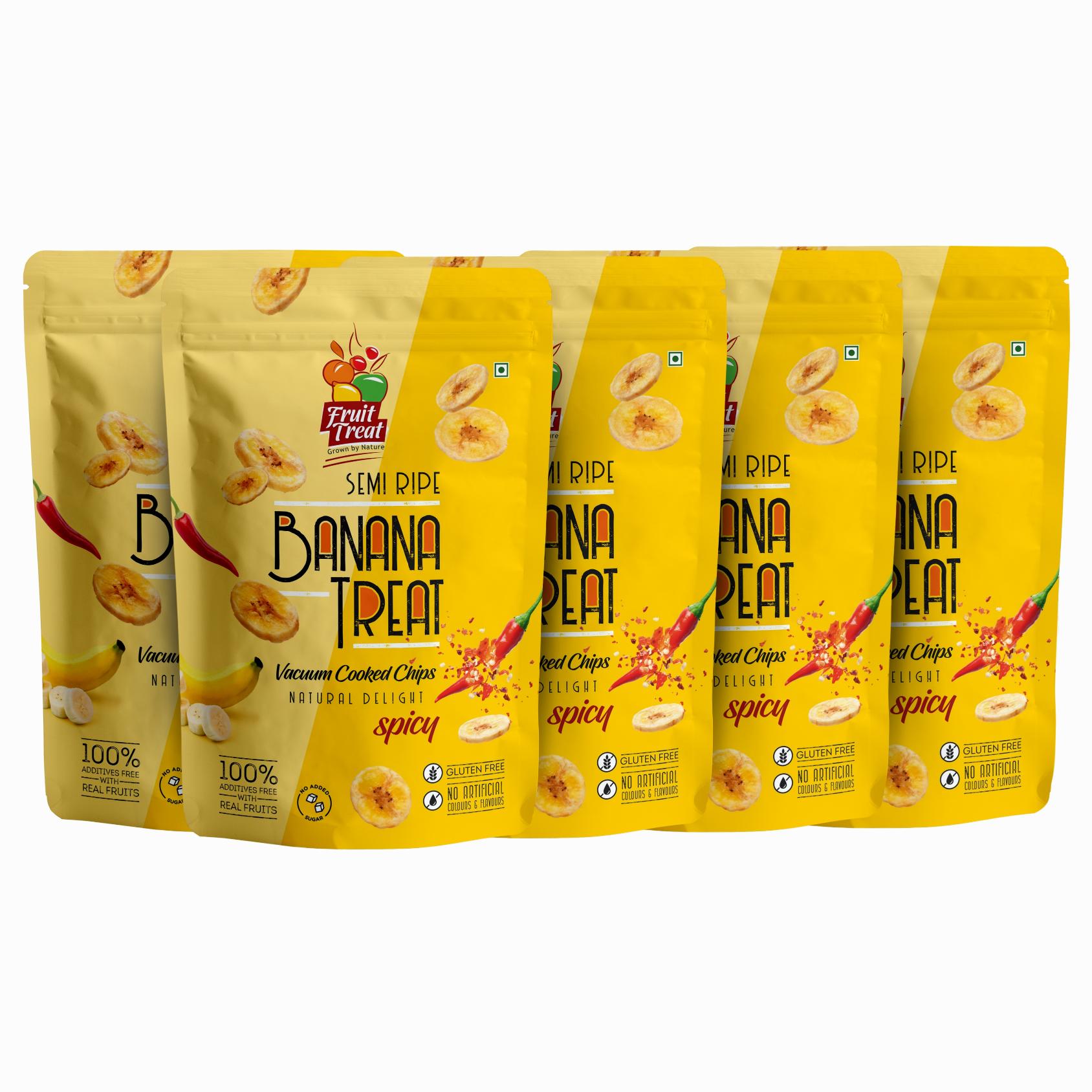 Fruit Treat Banana Chilli treat Pack of 5