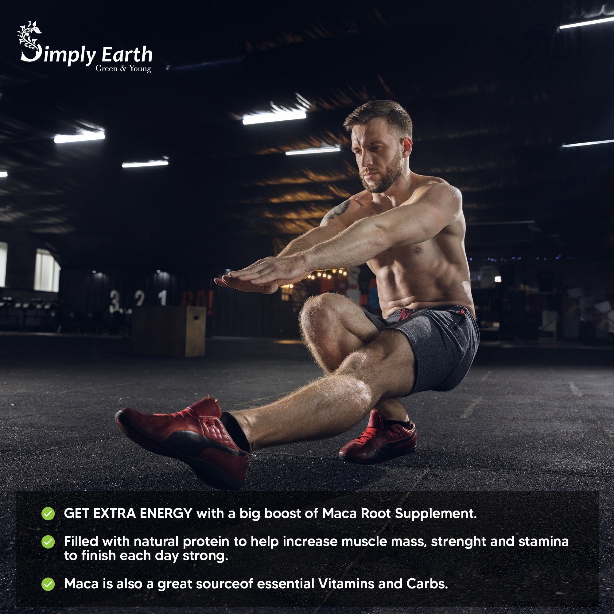 Simply Earth Peruvian Maca Root Powder -100 GM