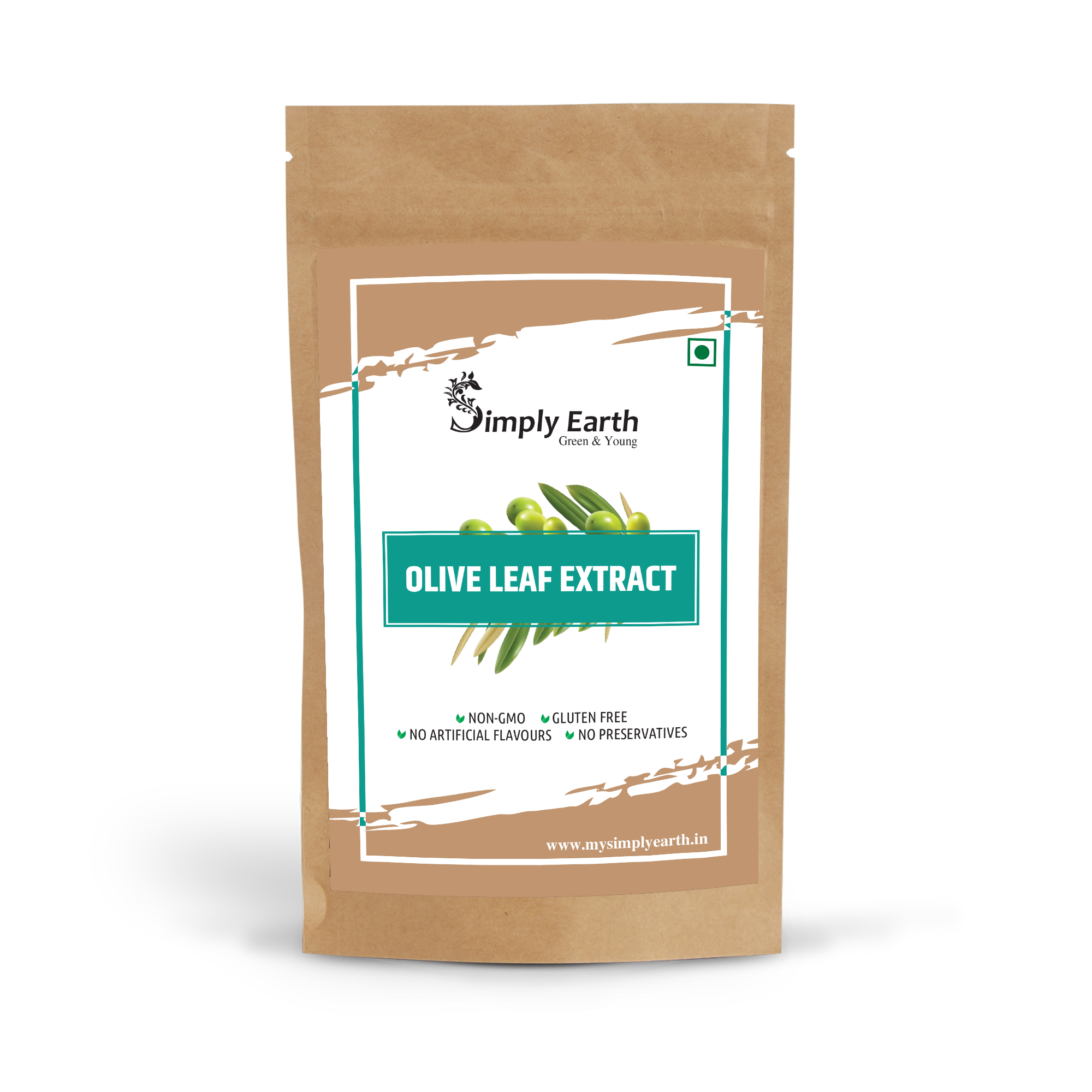 Simply Earth Natural Olive Leaf Extract | Super Strength: 10% Oleuropein - 100 GM