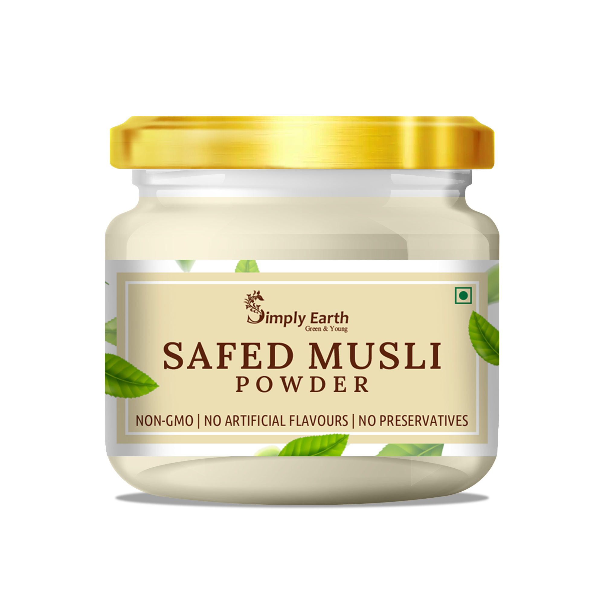 Simply Earth Organic Safed Musli Root Powder - 100 GM