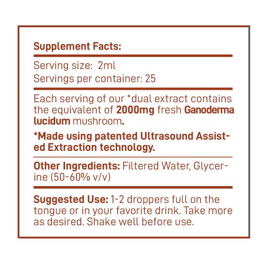 Nuvedo Reishi Mushroom Liquid Extract