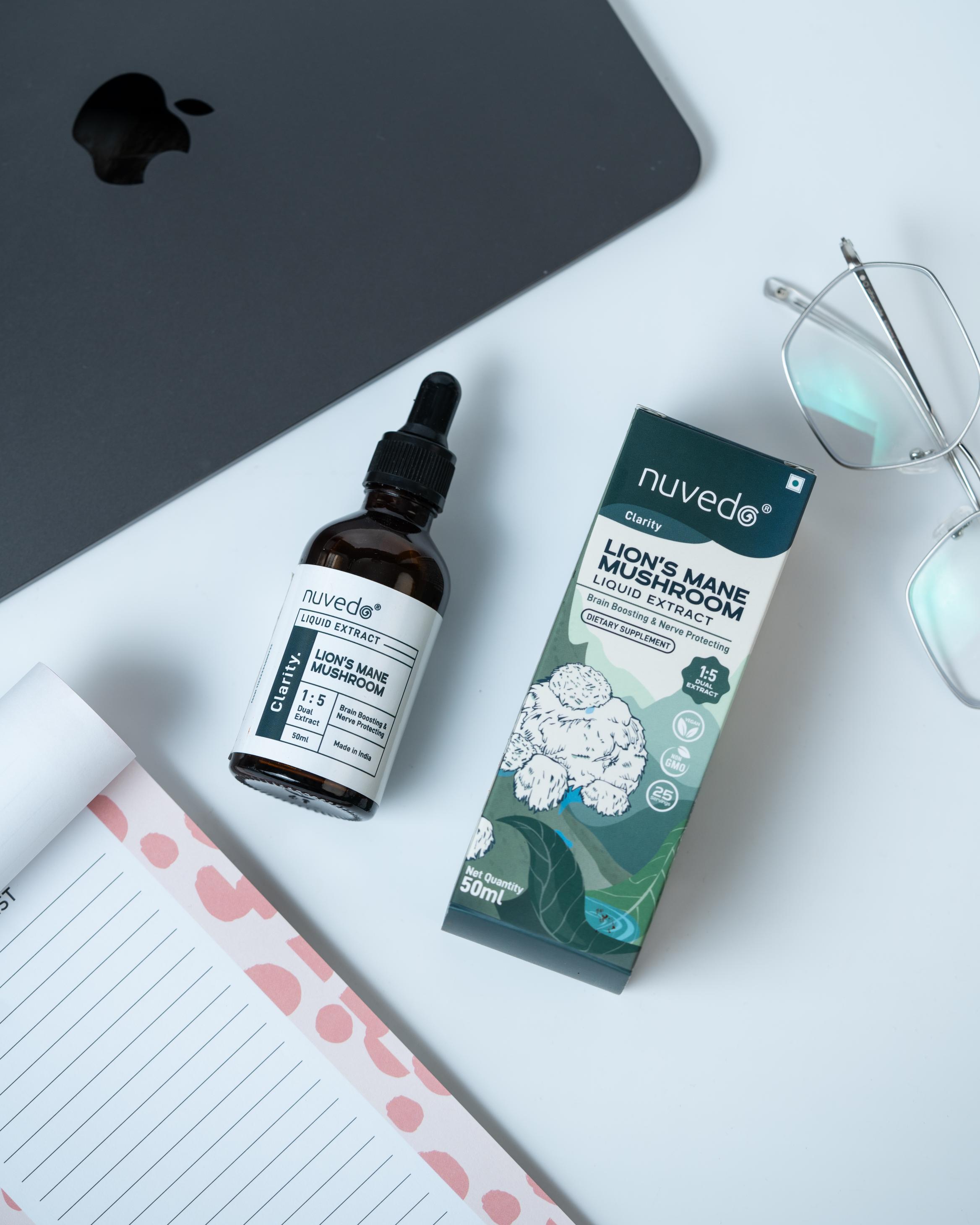 Nuvedo Lion’s Mane Mushroom Liquid Extract