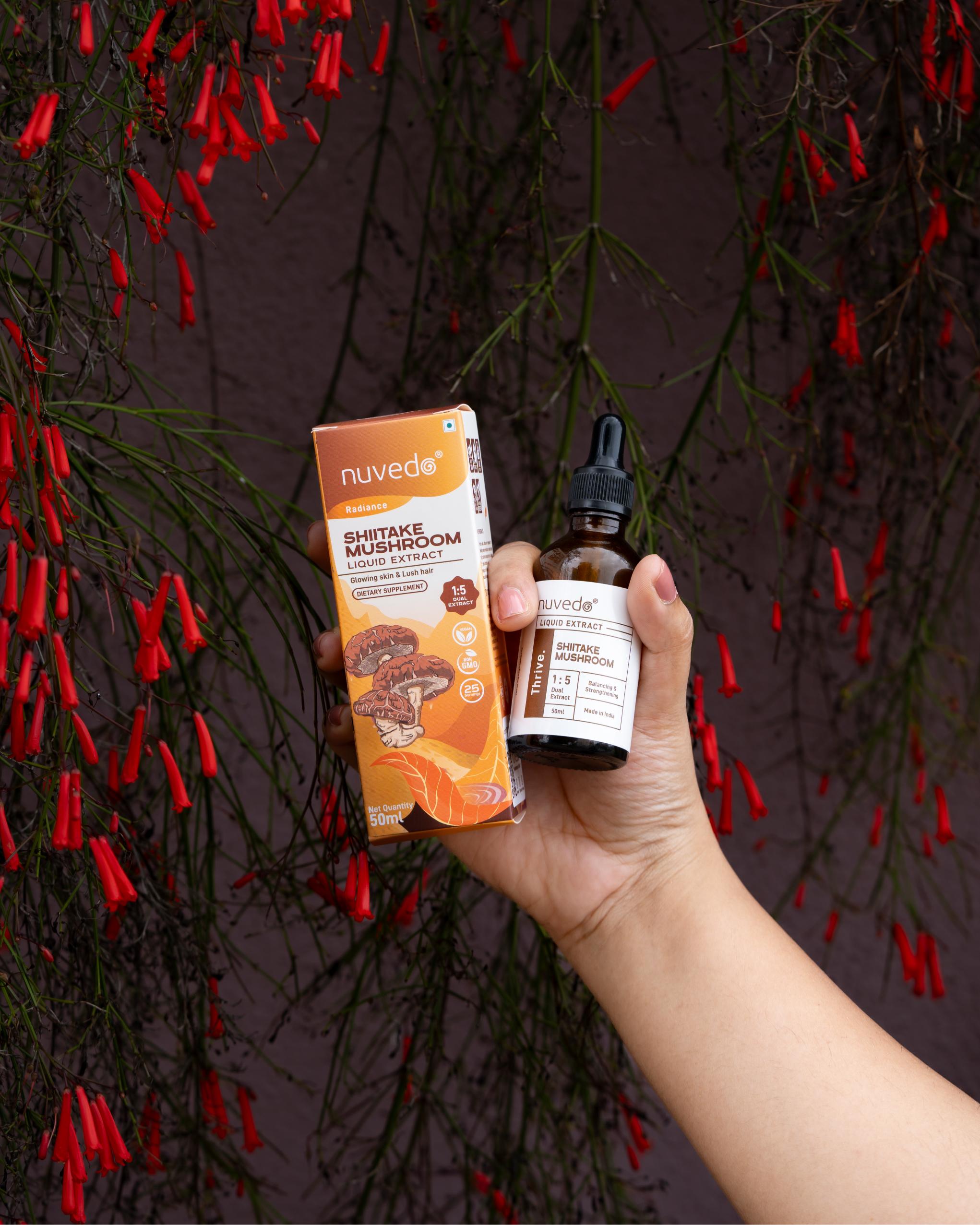 Nuvedo Shiitake Mushroom Liquid Extract