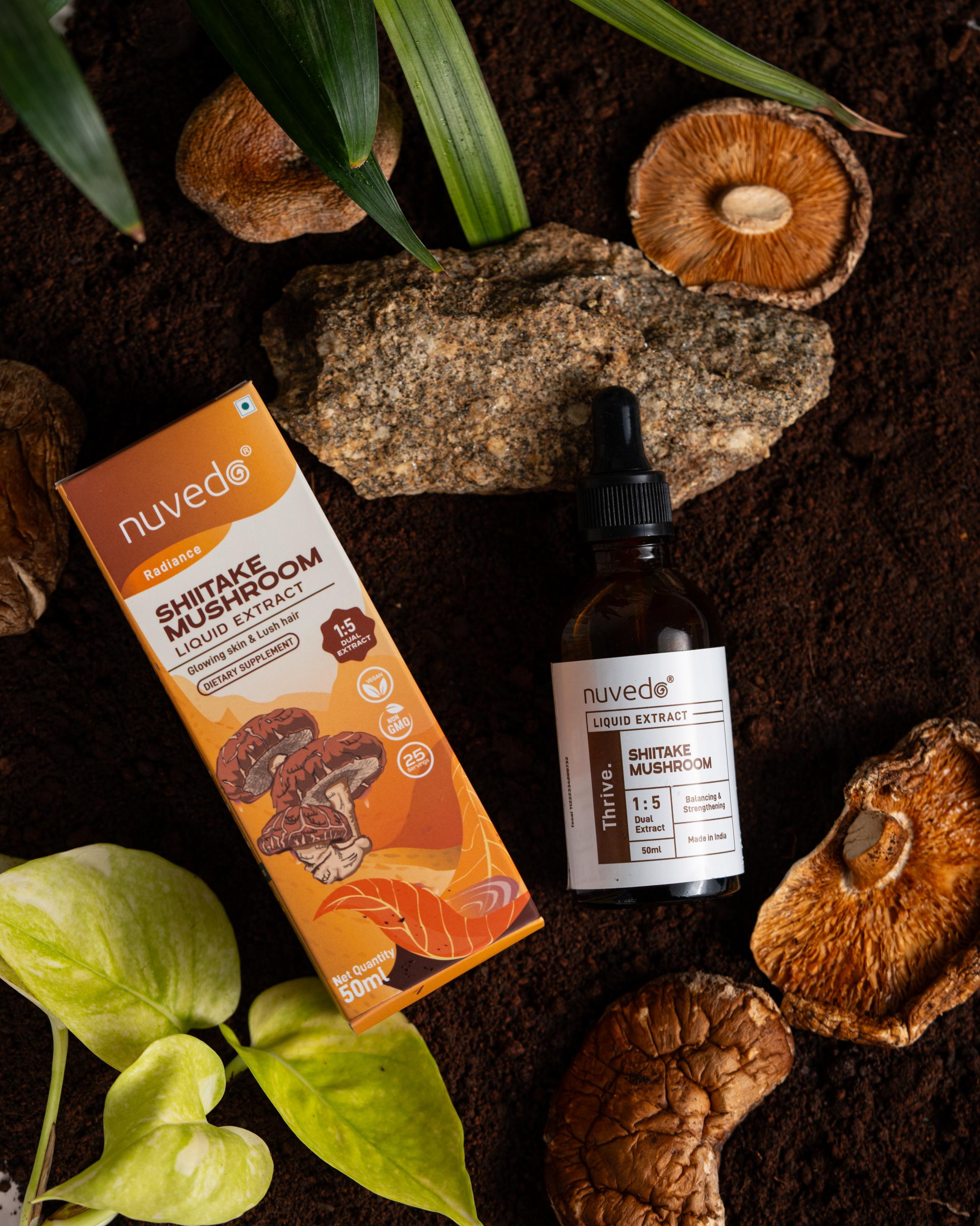 Nuvedo Shiitake Mushroom Liquid Extract