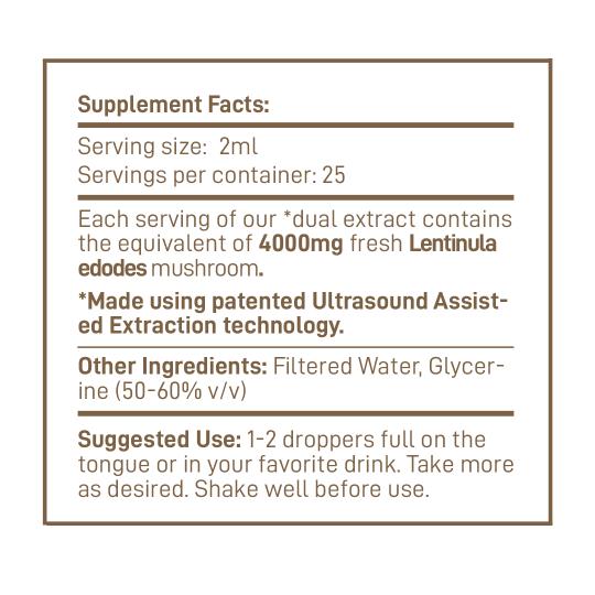 Nuvedo Shiitake Mushroom Liquid Extract