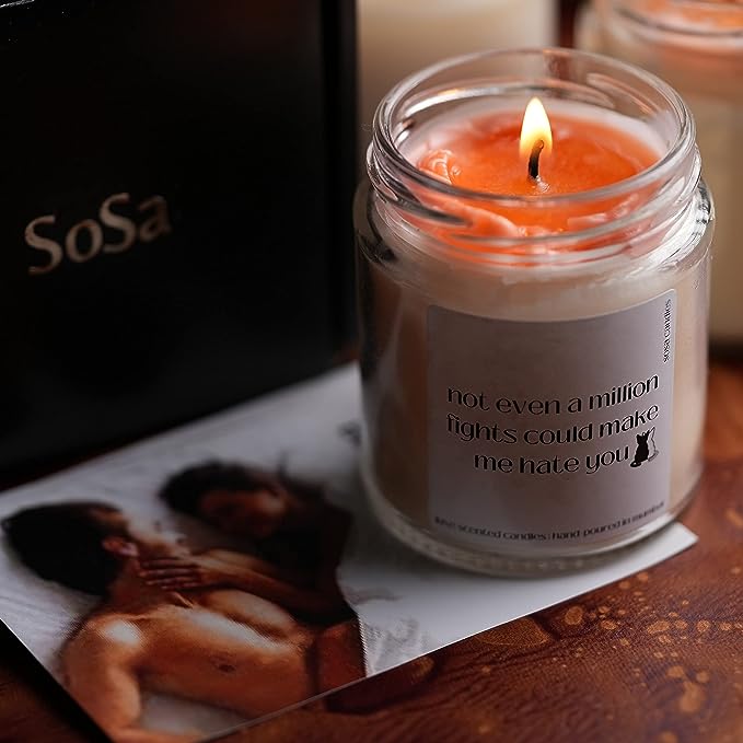 Sosa Candles Not Even a Million Fights Scented Candles For Boyfriend Girlfriend Husband Wife | Scented Candles Gift Set | Scented Candles For Home Decor |